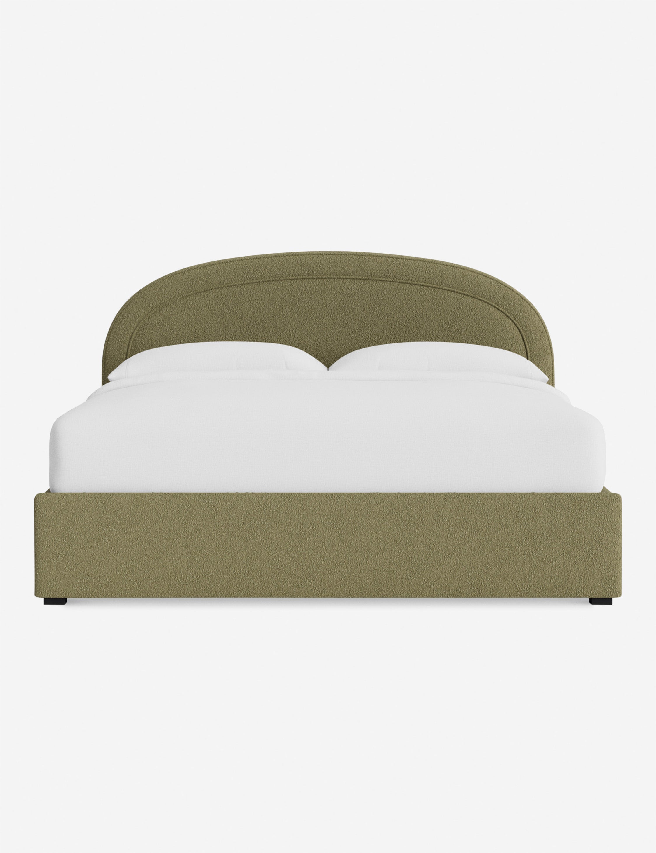 Nexus Platform Bed | Arched Headboard, Bespoke Upholstery