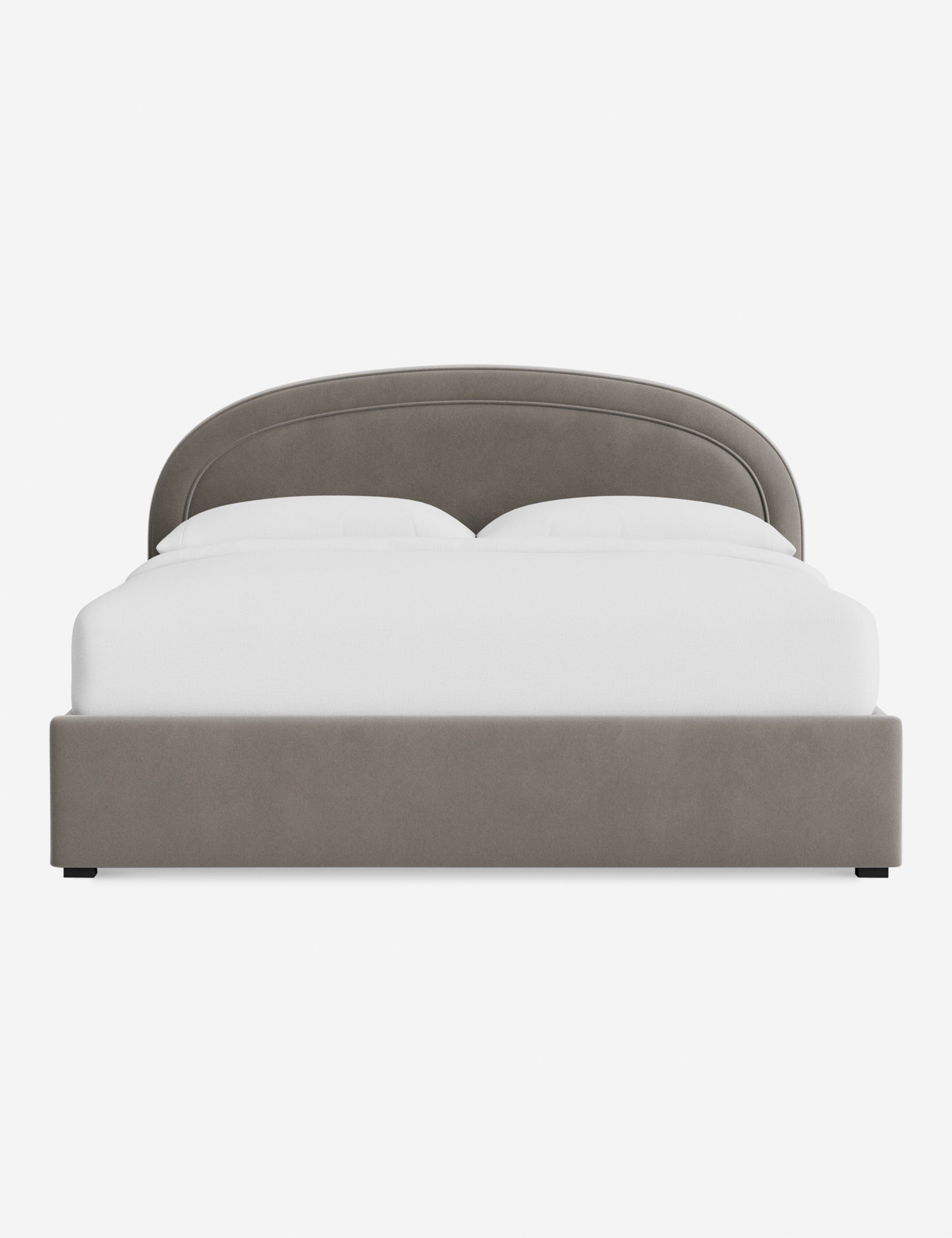 Nexus Platform Bed | Arched Headboard, Bespoke Upholstery