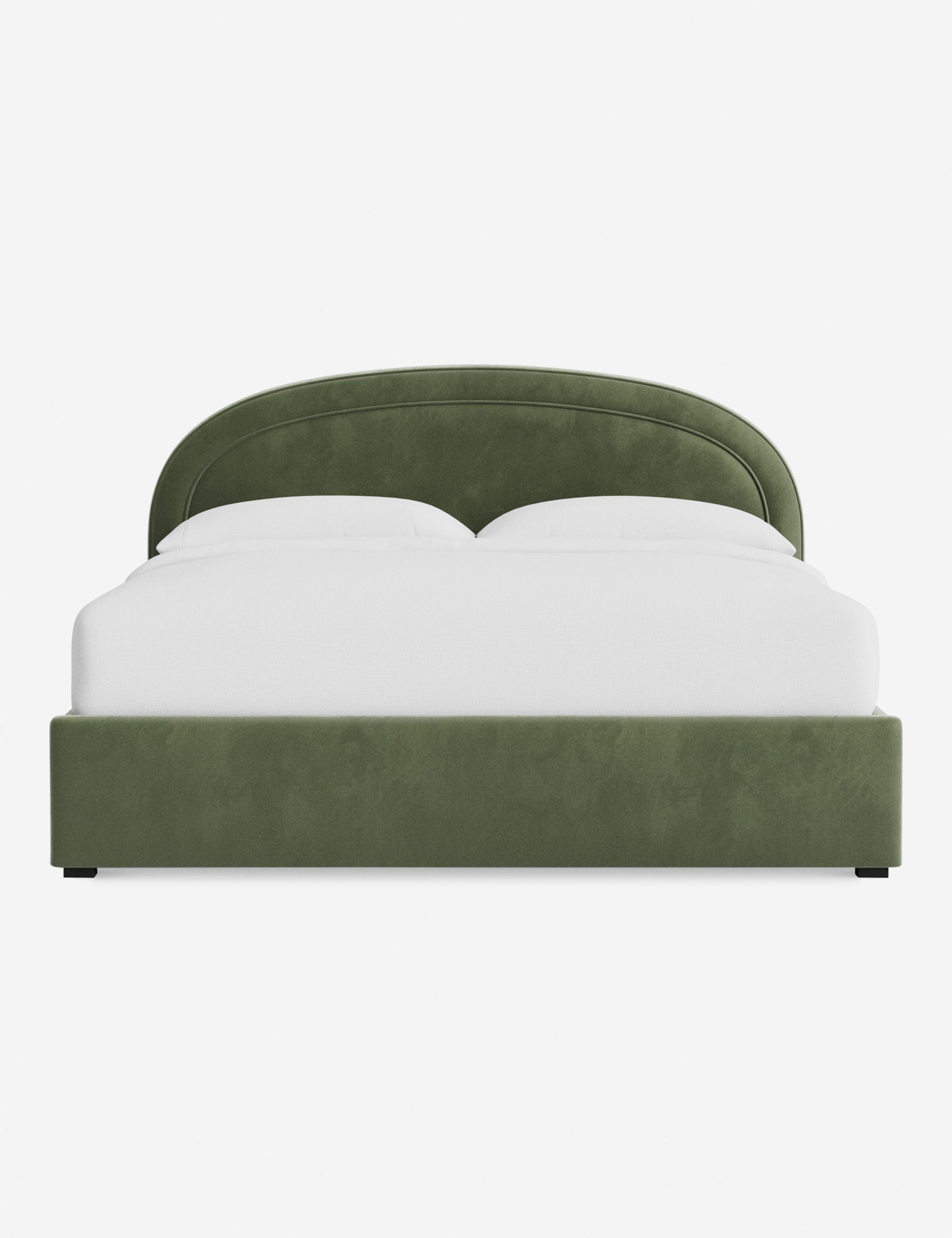 Nexus Platform Bed | Arched Headboard, Bespoke Upholstery