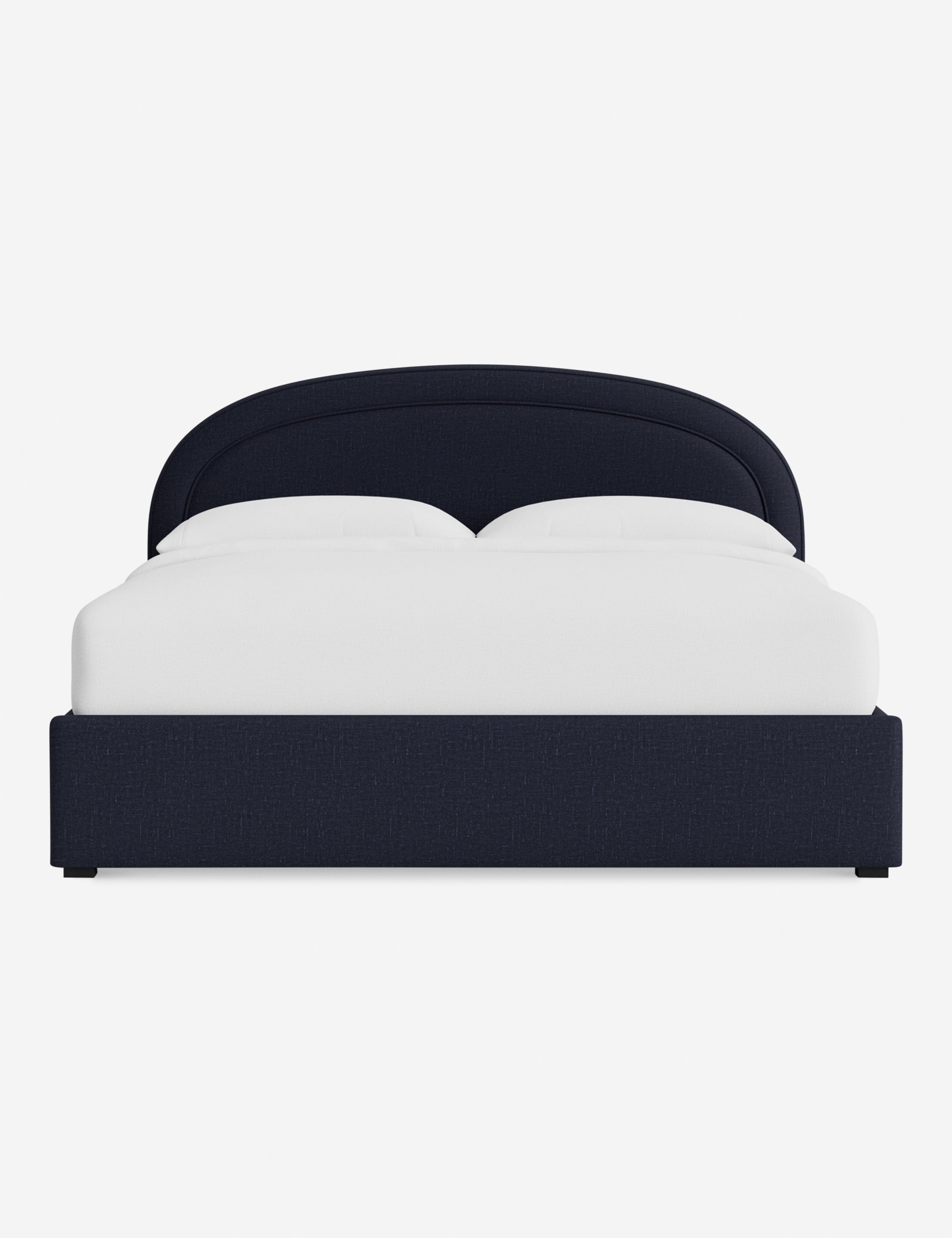 Nexus Platform Bed | Arched Headboard, Bespoke Upholstery