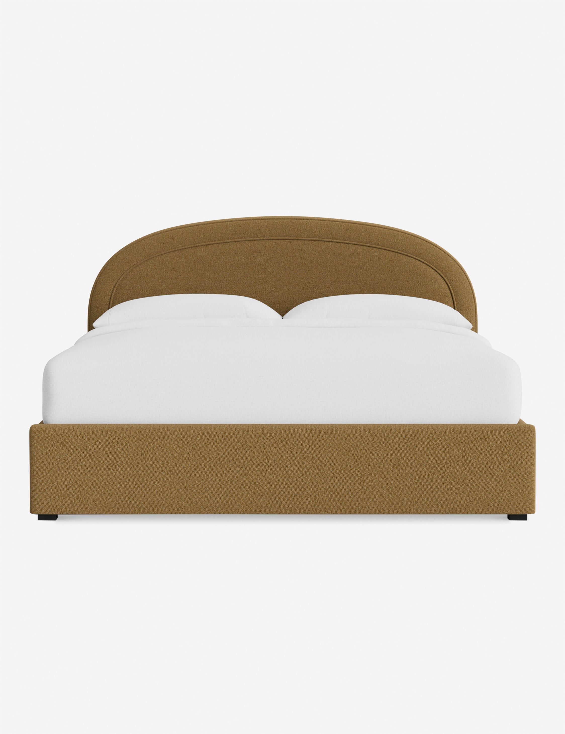 Nexus Platform Bed | Arched Headboard, Bespoke Upholstery