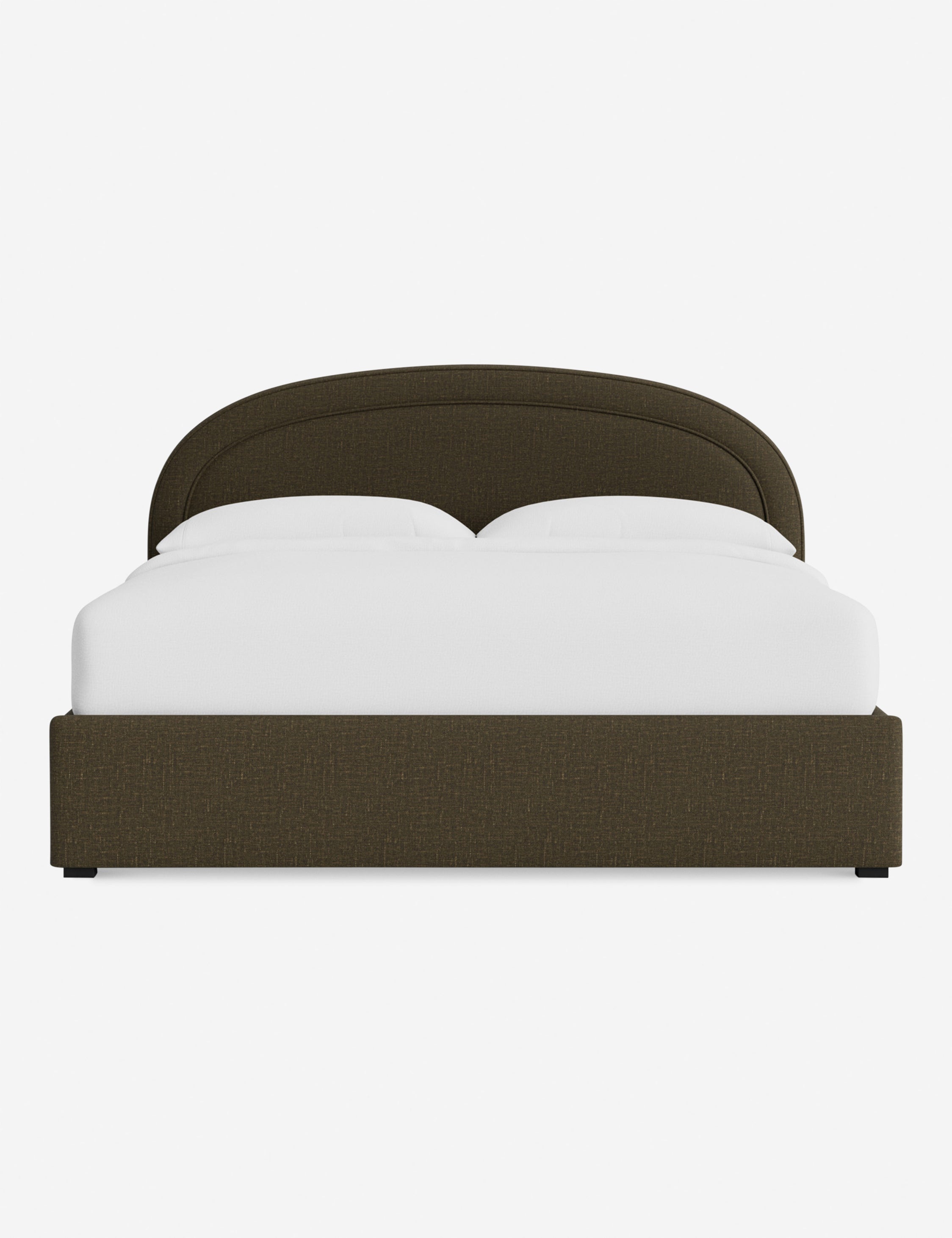 Nexus Platform Bed | Arched Headboard, Bespoke Upholstery