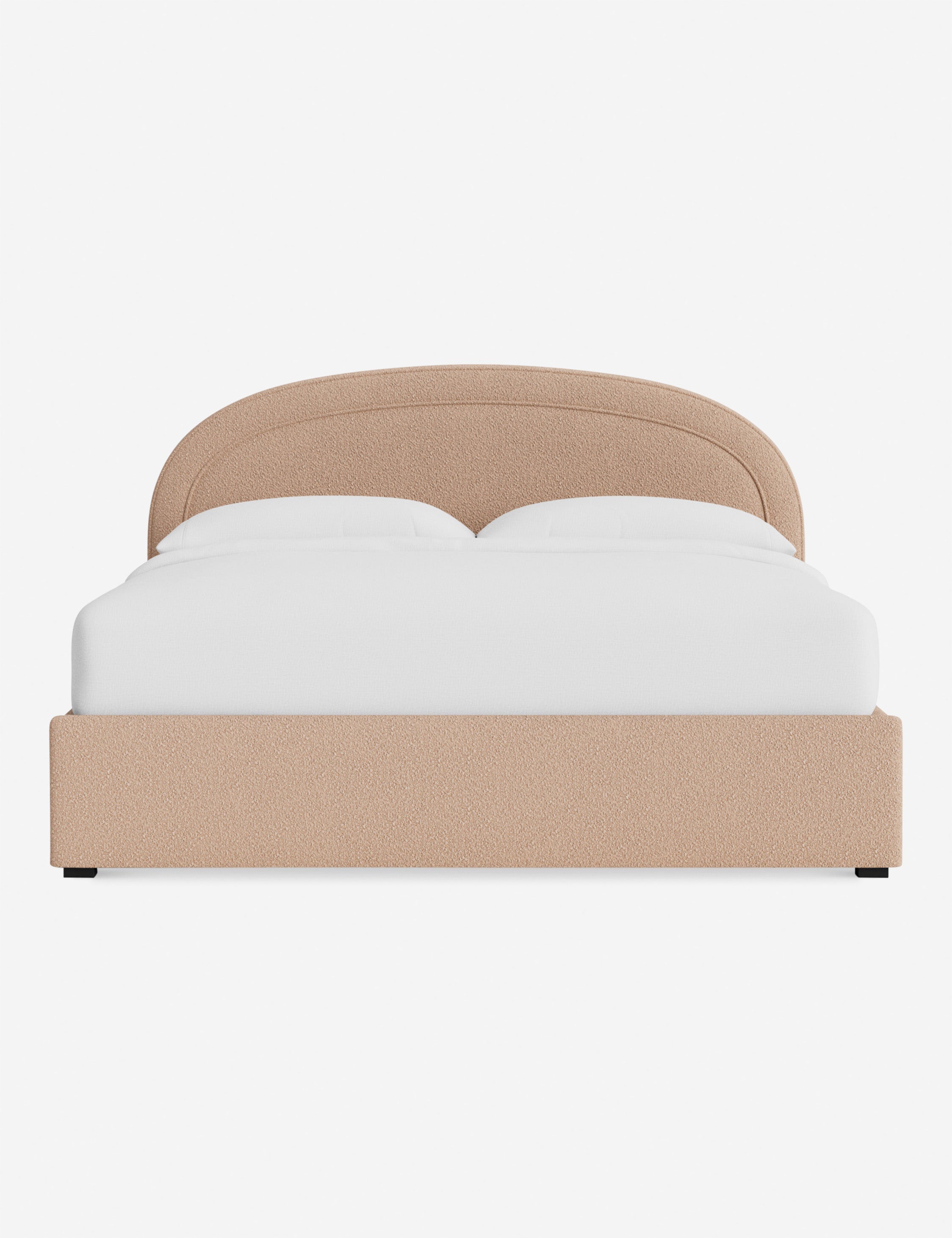 Nexus Platform Bed | Arched Headboard, Bespoke Upholstery