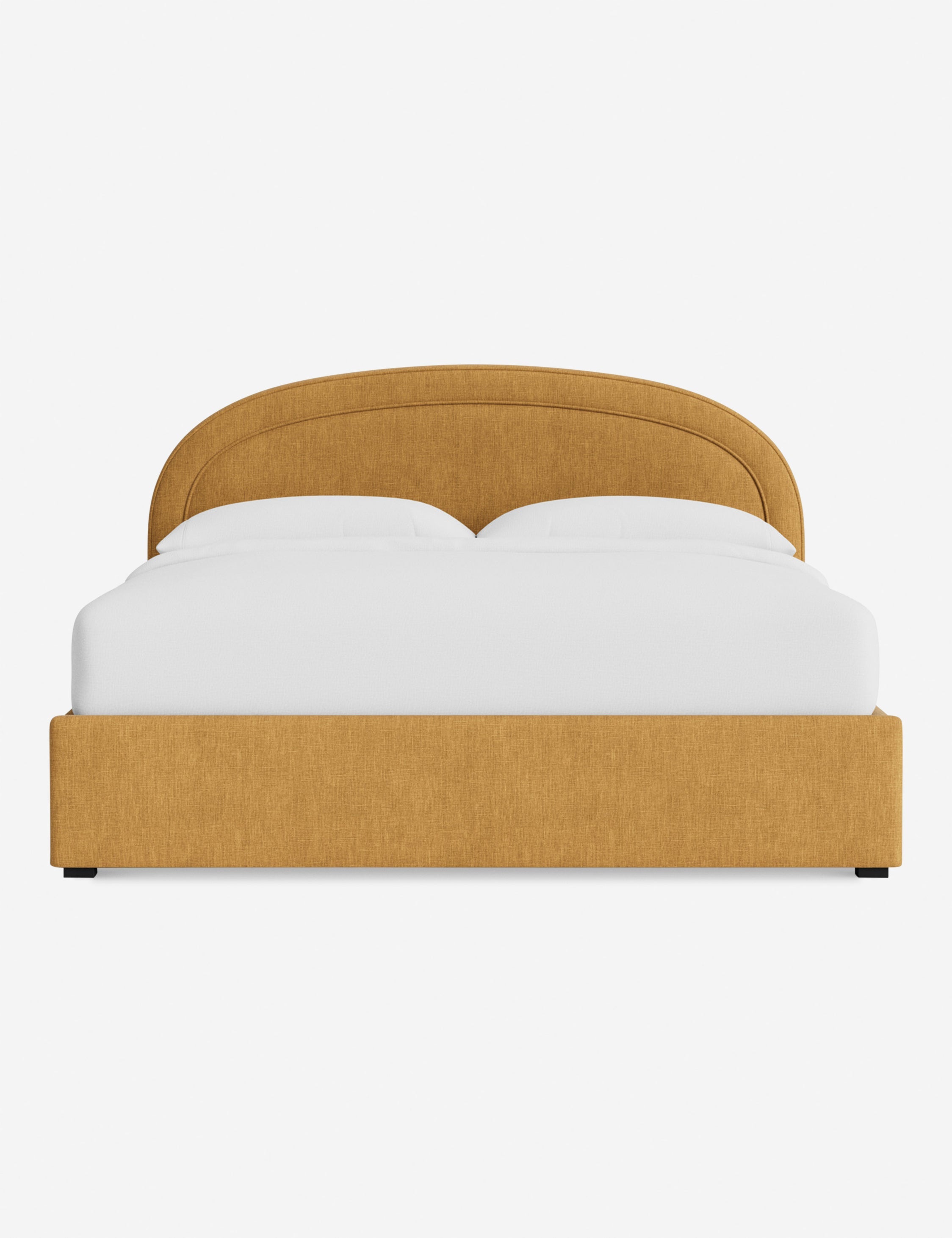 Nexus Platform Bed | Arched Headboard, Bespoke Upholstery