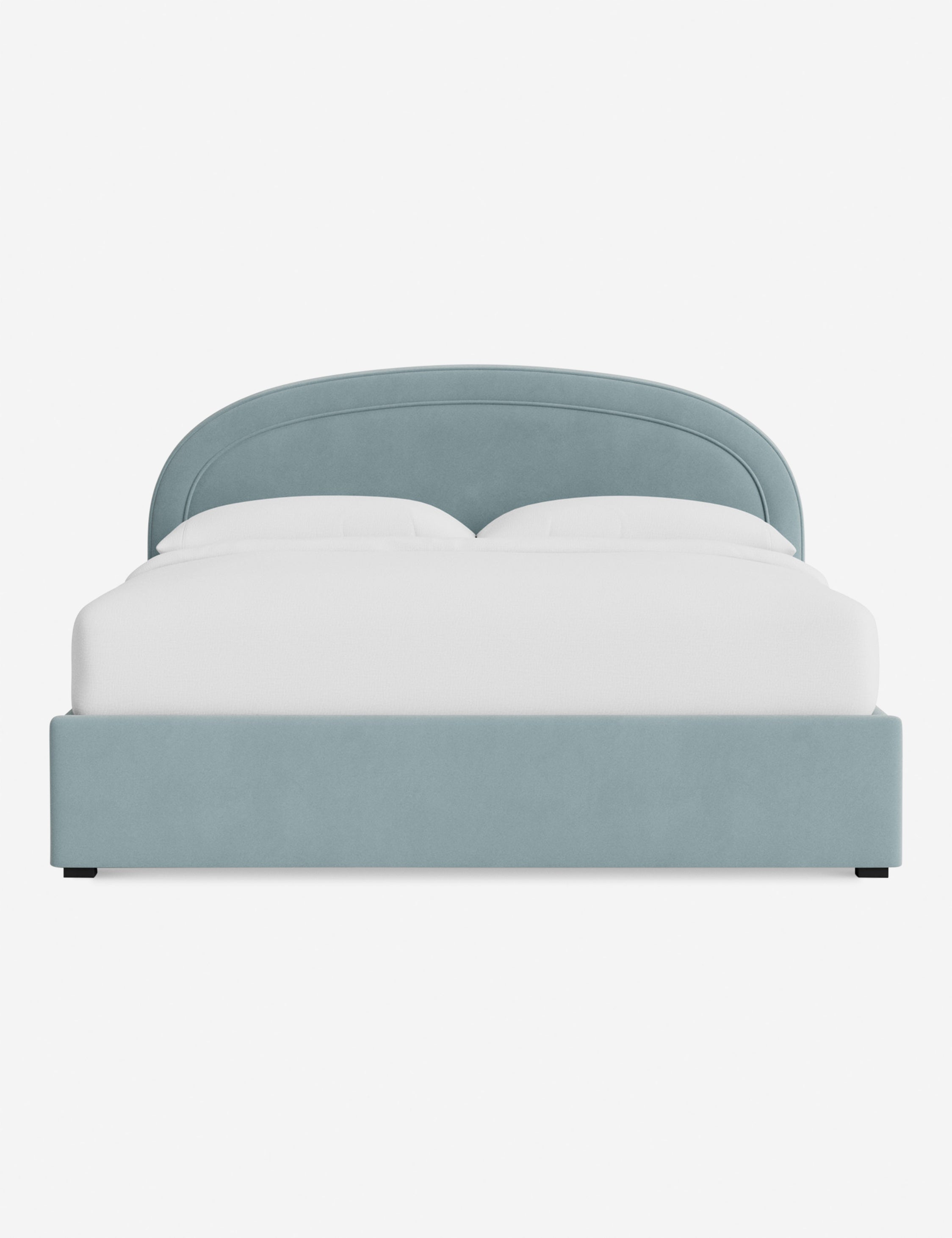 Nexus Platform Bed | Arched Headboard, Bespoke Upholstery