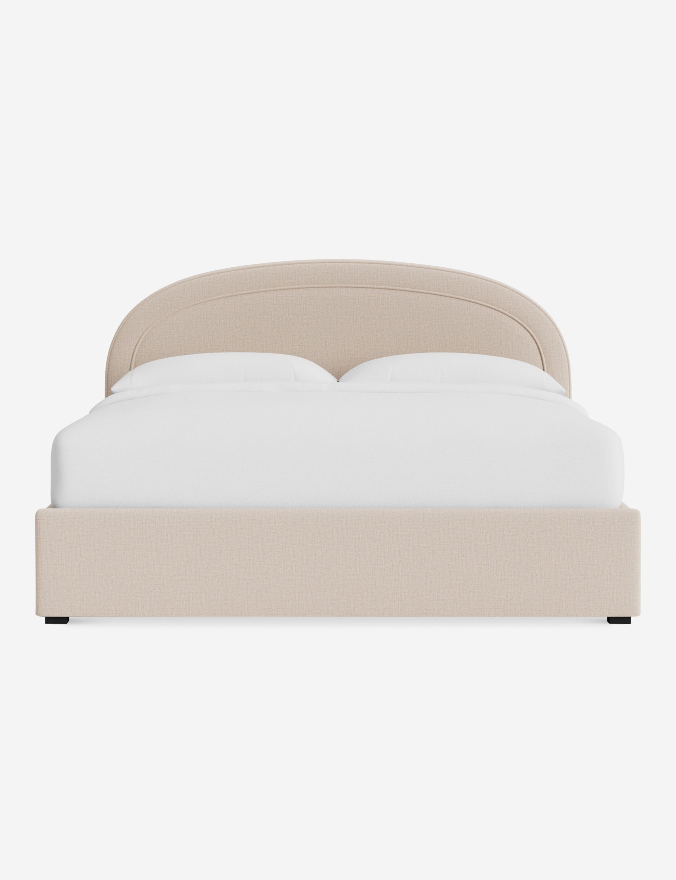 Nexus Platform Bed | Arched Headboard, Bespoke Upholstery