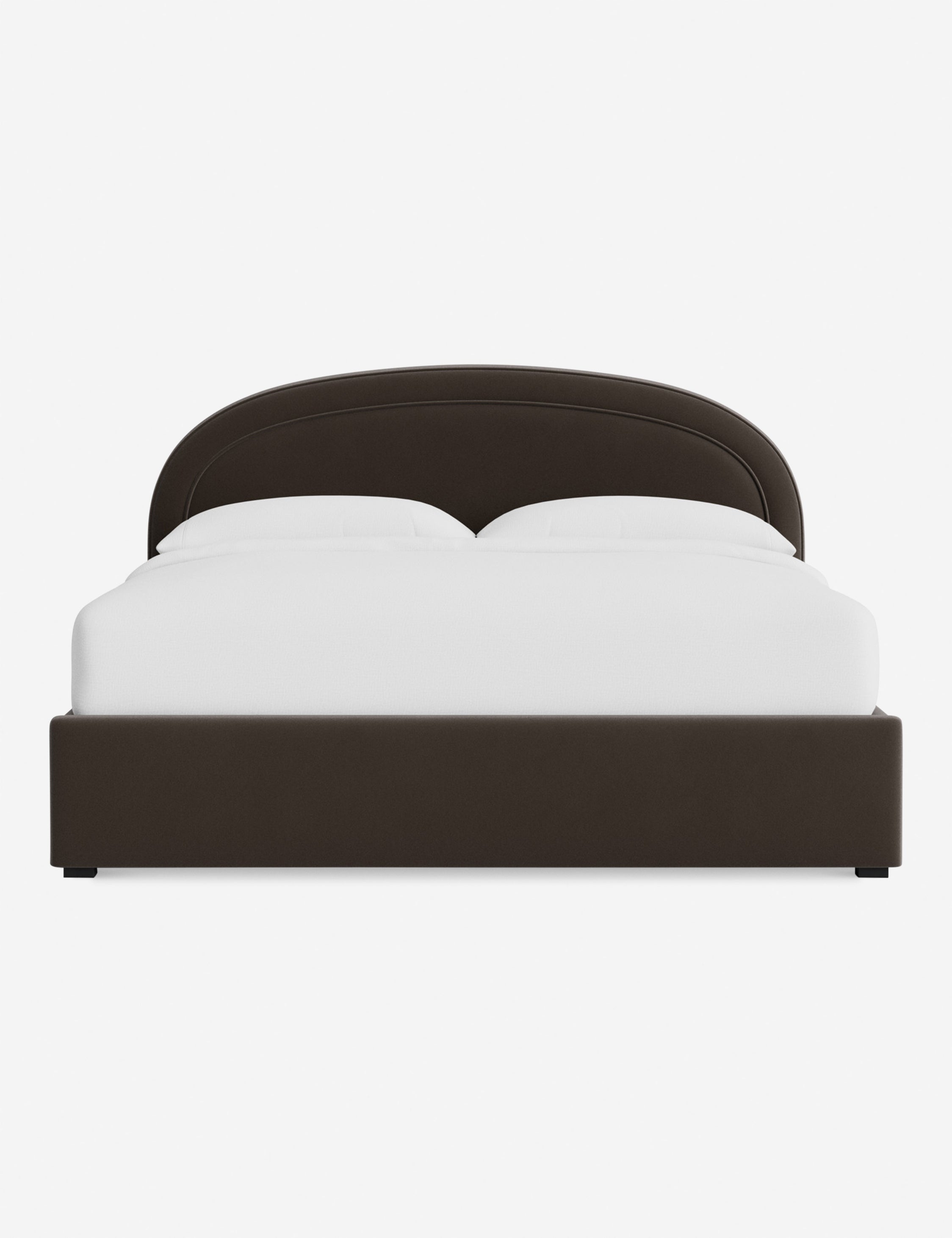 Nexus Platform Bed | Arched Headboard, Bespoke Upholstery