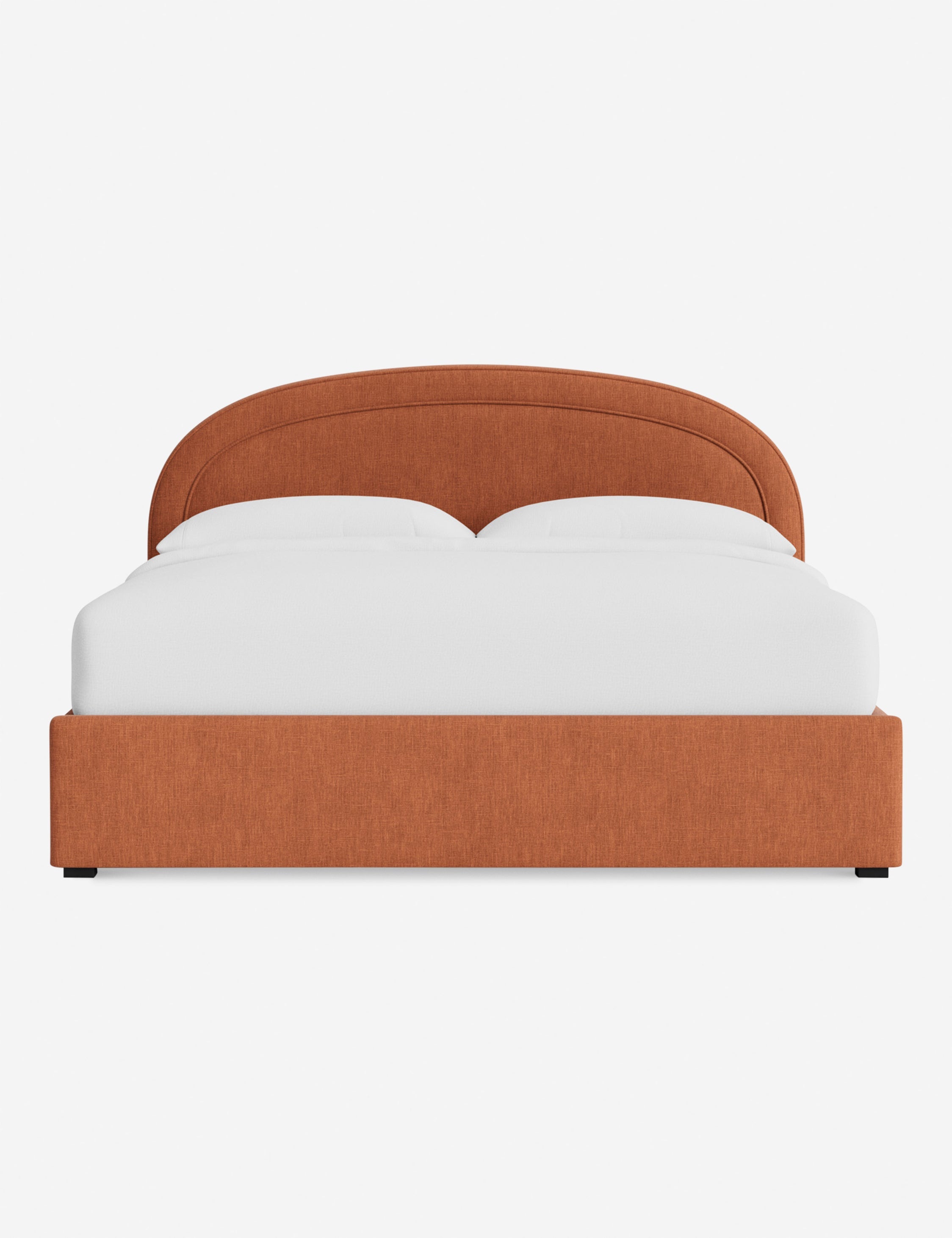 Nexus Platform Bed | Arched Headboard, Bespoke Upholstery