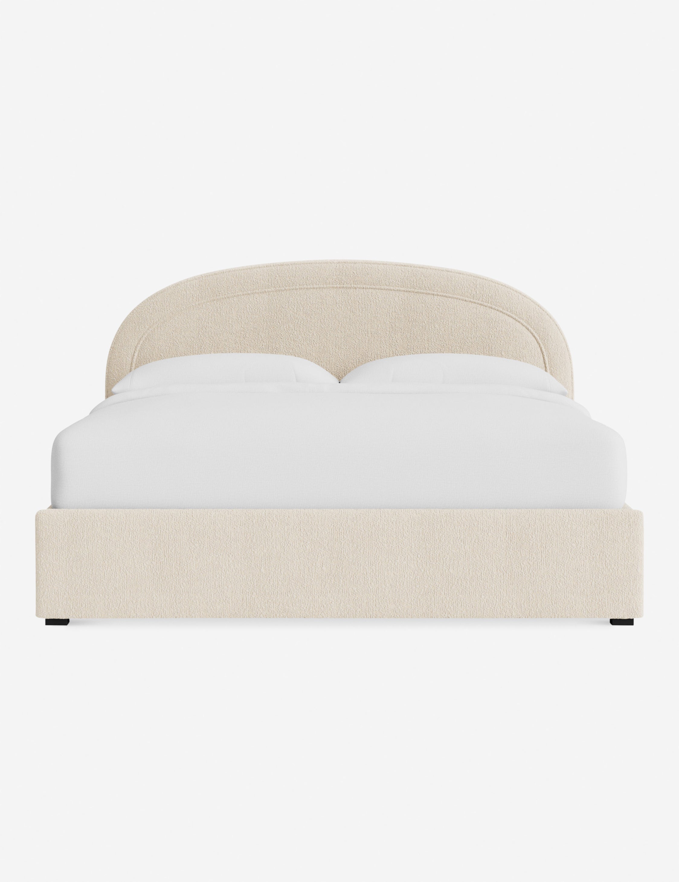 Nexus Platform Bed | Arched Headboard, Bespoke Upholstery