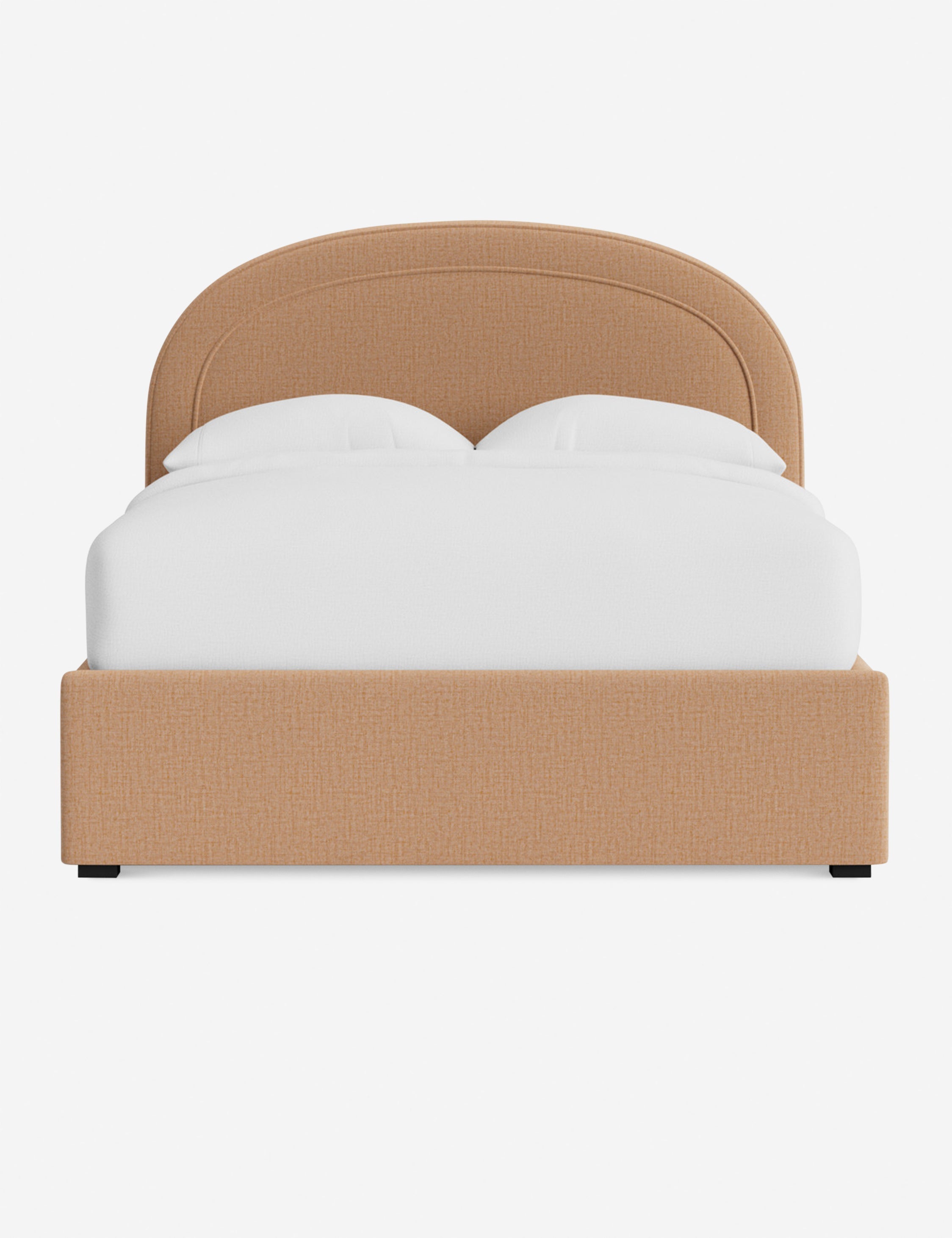 Nexus Platform Bed | Arched Headboard, Bespoke Upholstery