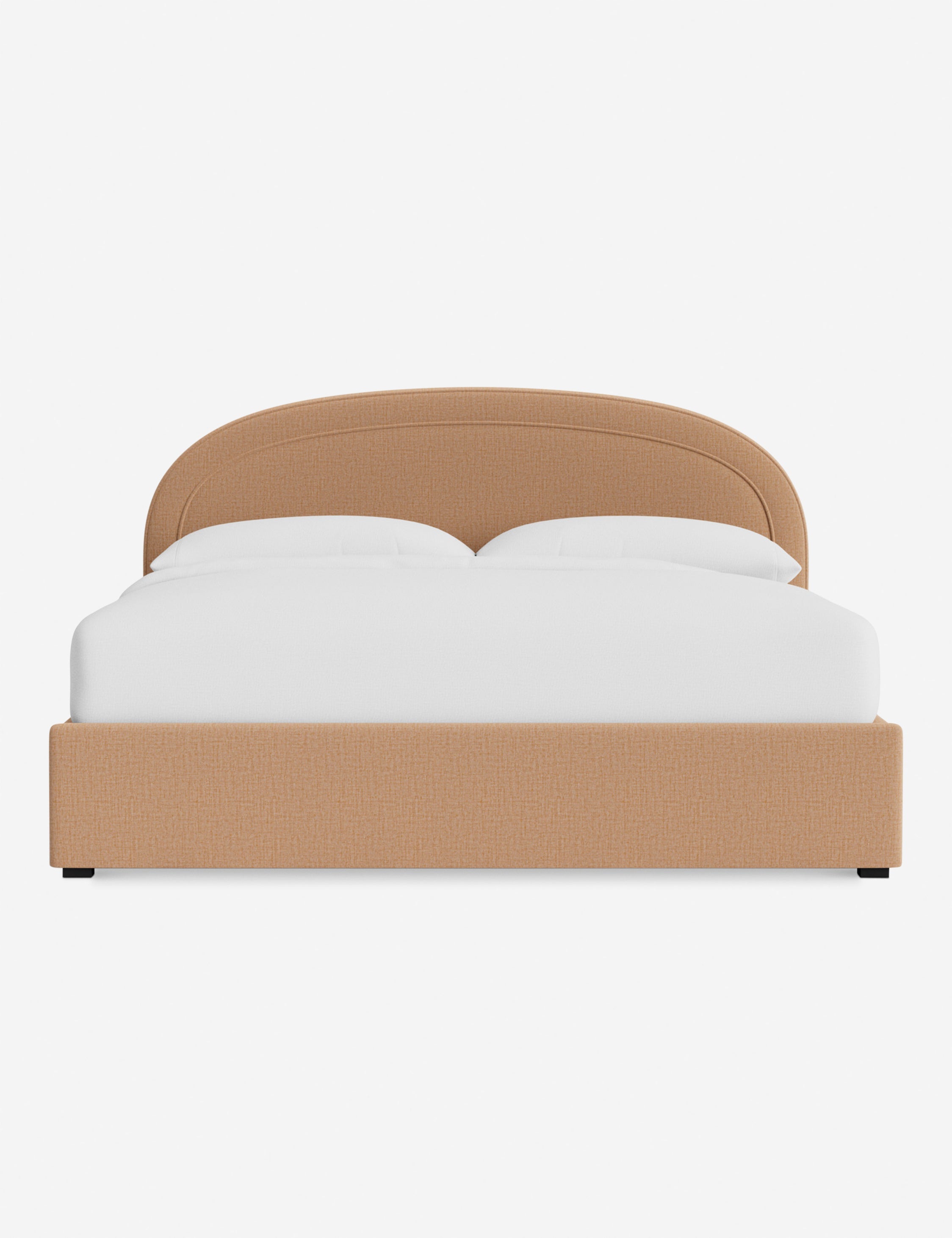Nexus Platform Bed | Arched Headboard, Bespoke Upholstery