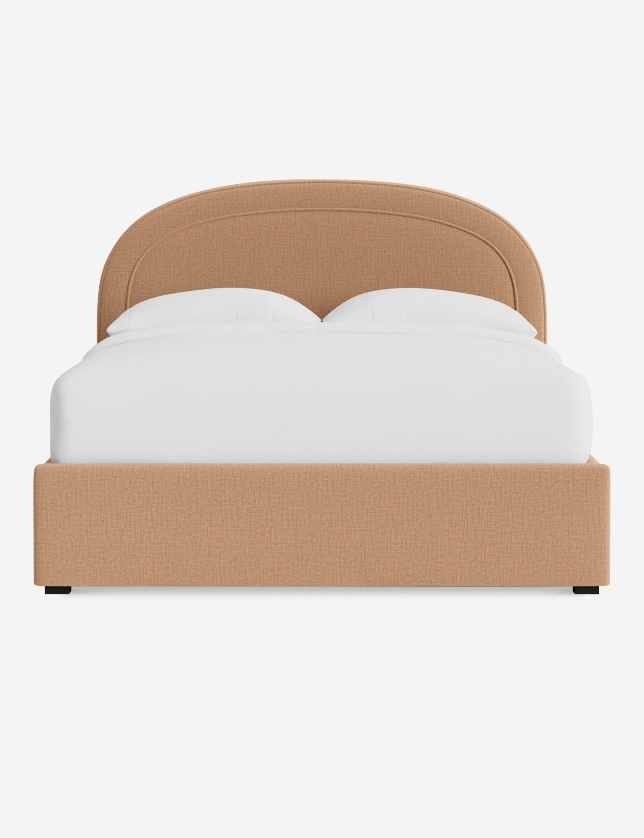 Nexus Platform Bed | Arched Headboard, Bespoke Upholstery