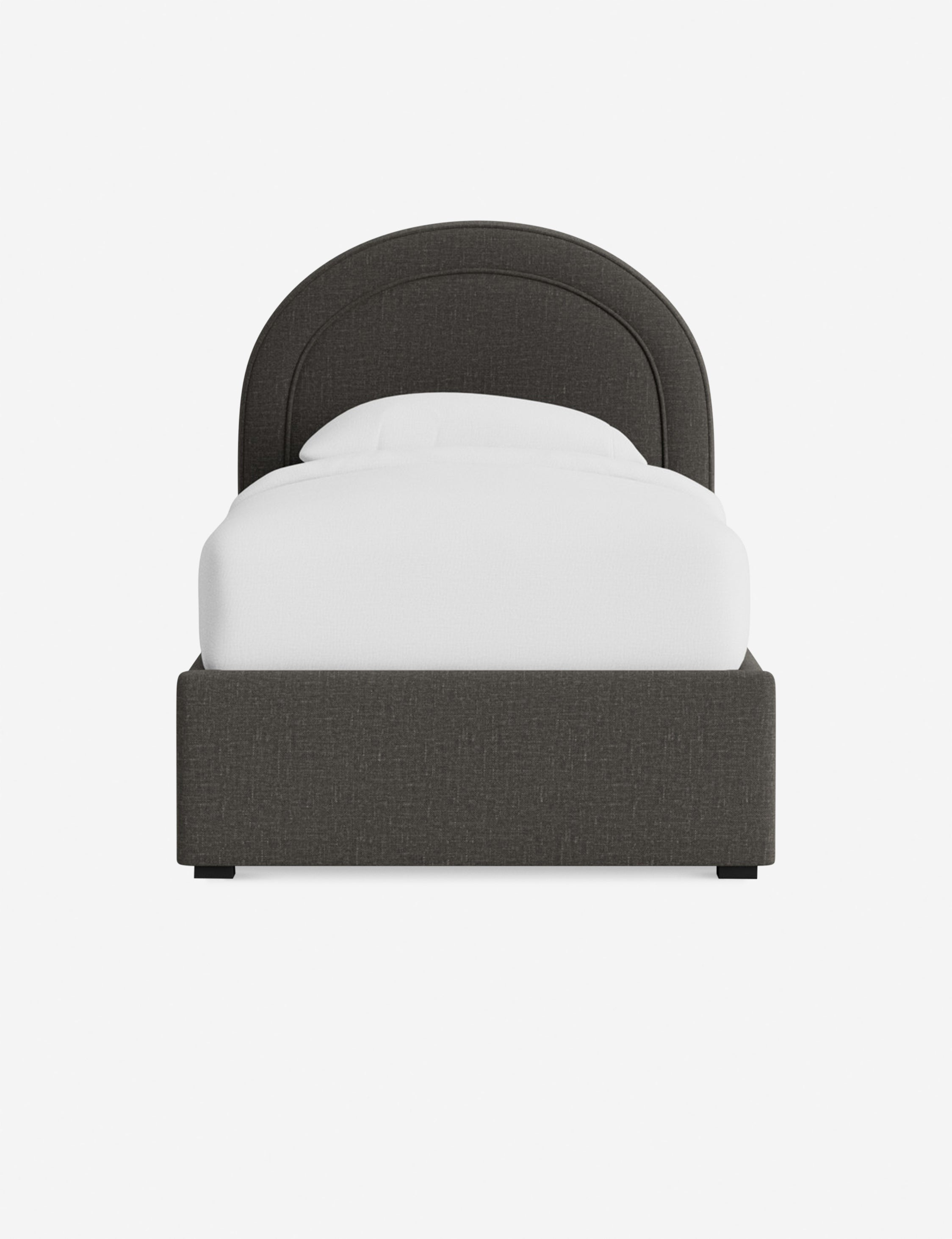 Nexus Platform Bed | Arched Headboard, Bespoke Upholstery