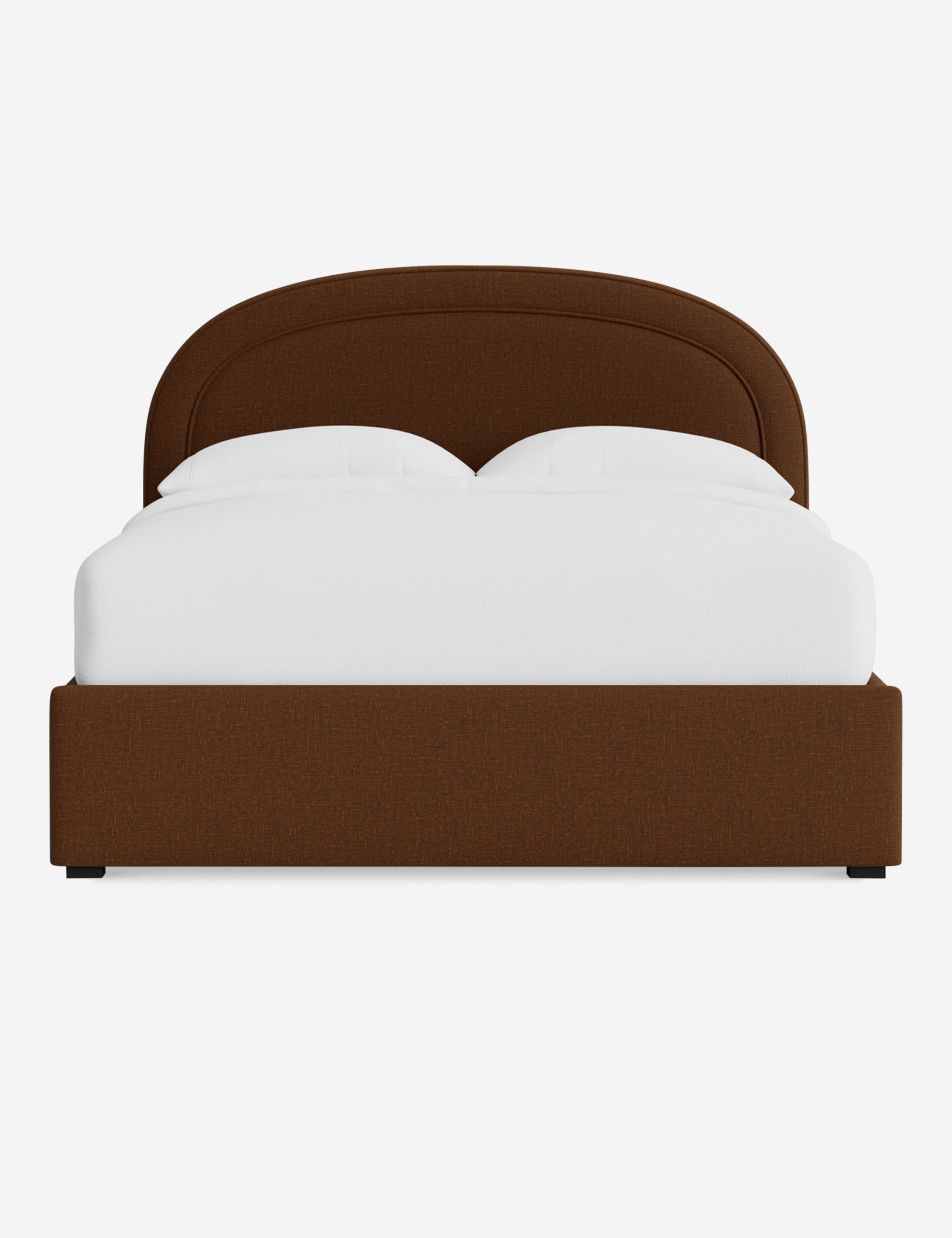 Nexus Platform Bed | Arched Headboard, Bespoke Upholstery