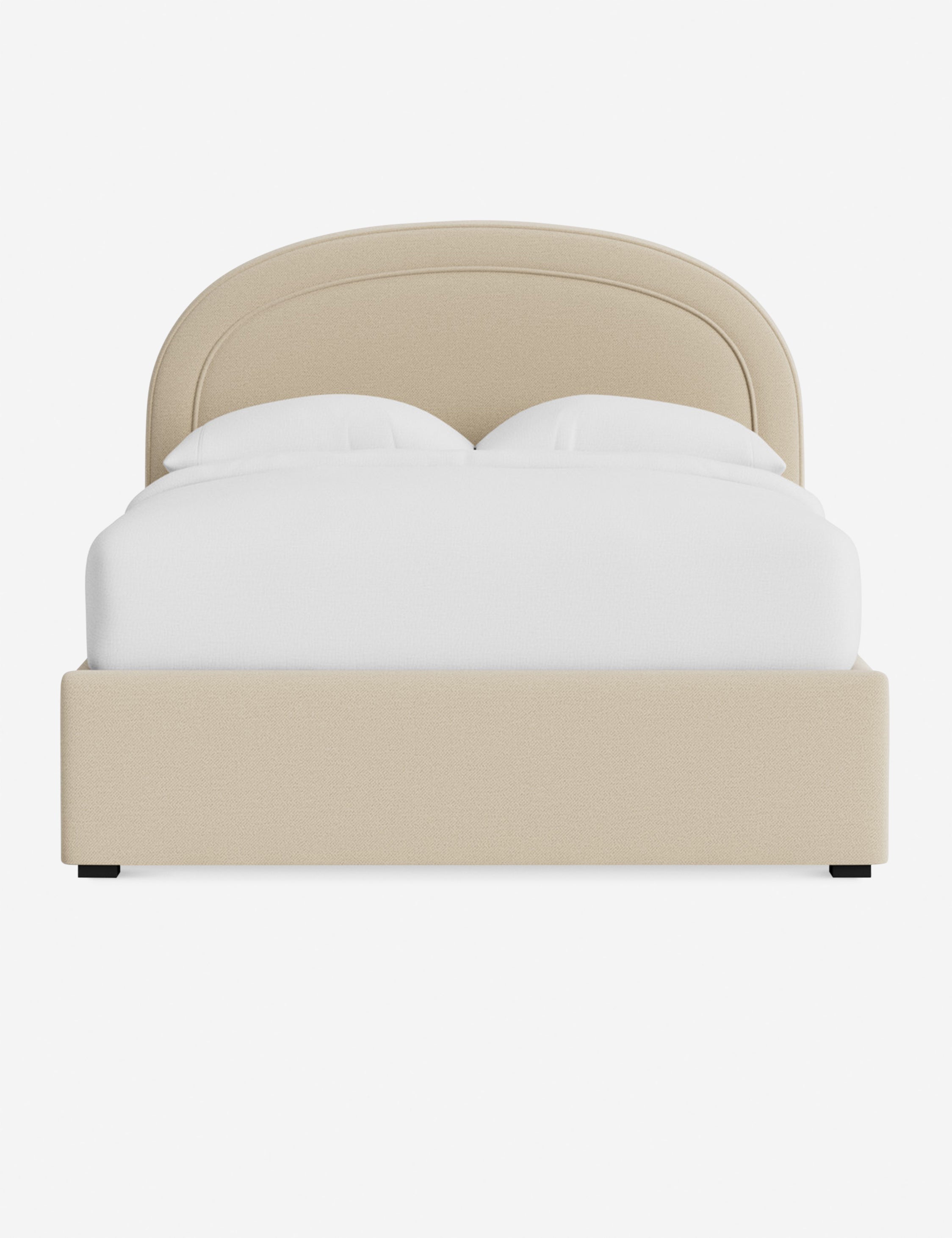 Nexus Platform Bed | Arched Headboard, Bespoke Upholstery