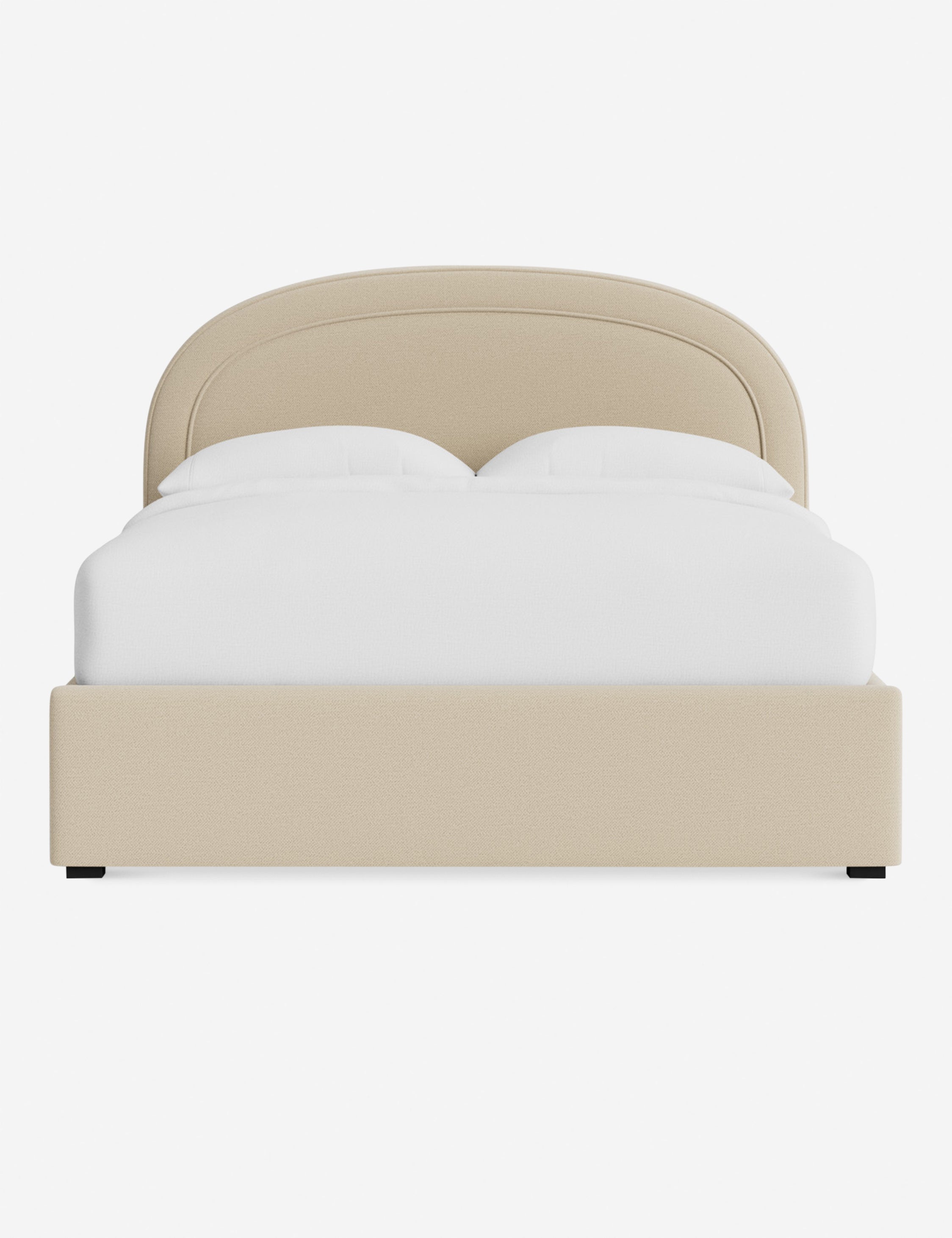 Nexus Platform Bed | Arched Headboard, Bespoke Upholstery