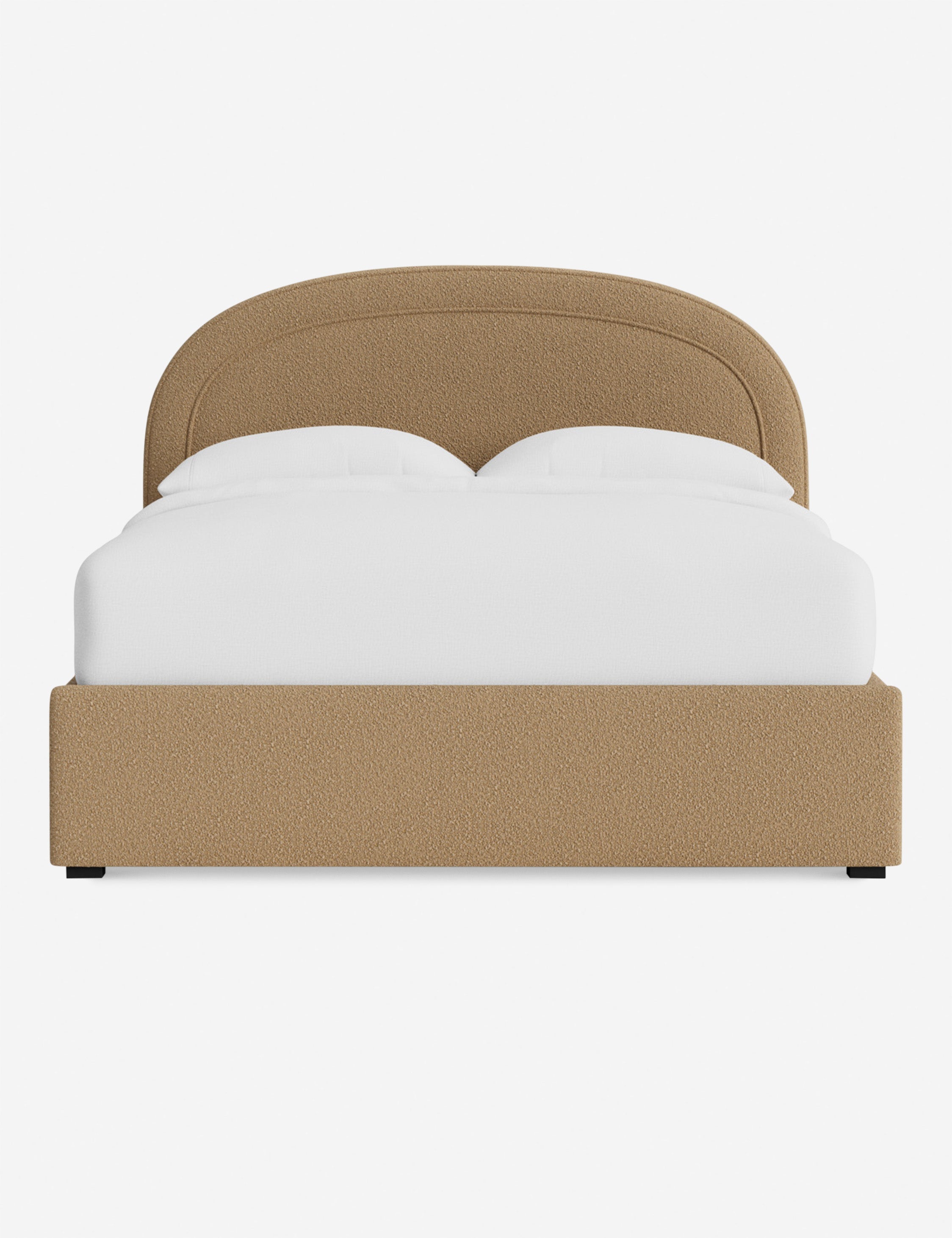 Nexus Platform Bed | Arched Headboard, Bespoke Upholstery