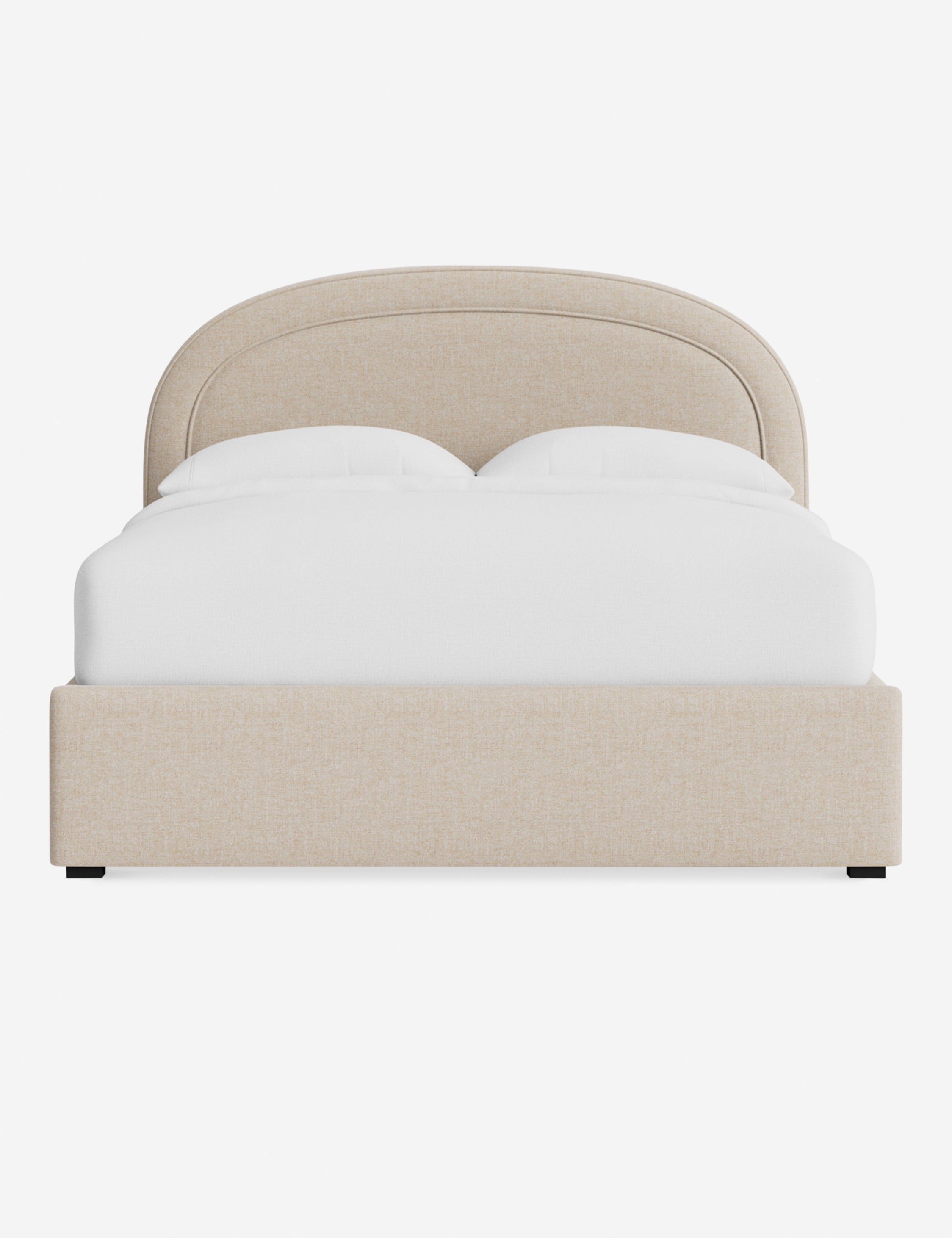 Nexus Platform Bed | Arched Headboard, Bespoke Upholstery