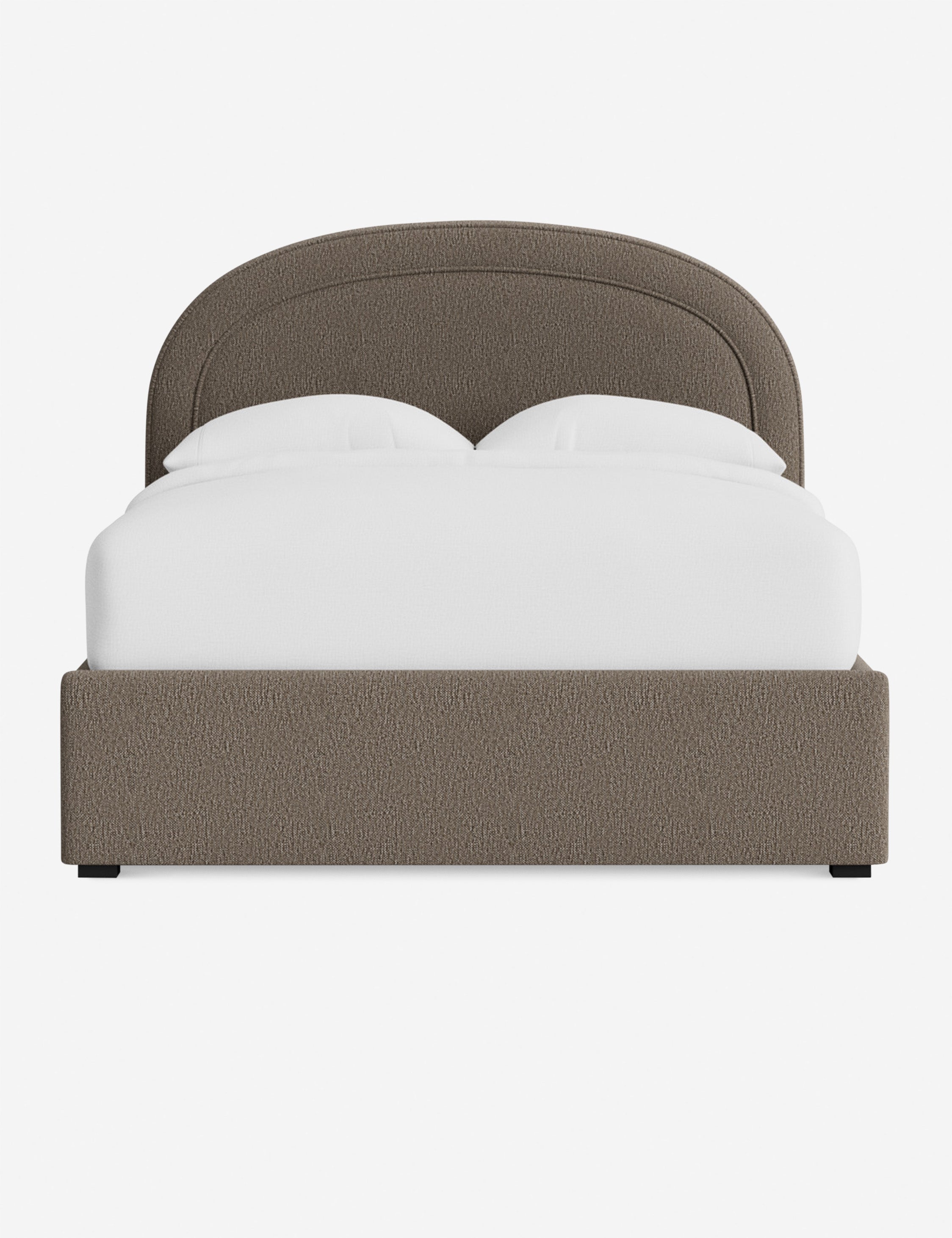 Nexus Platform Bed | Arched Headboard, Bespoke Upholstery