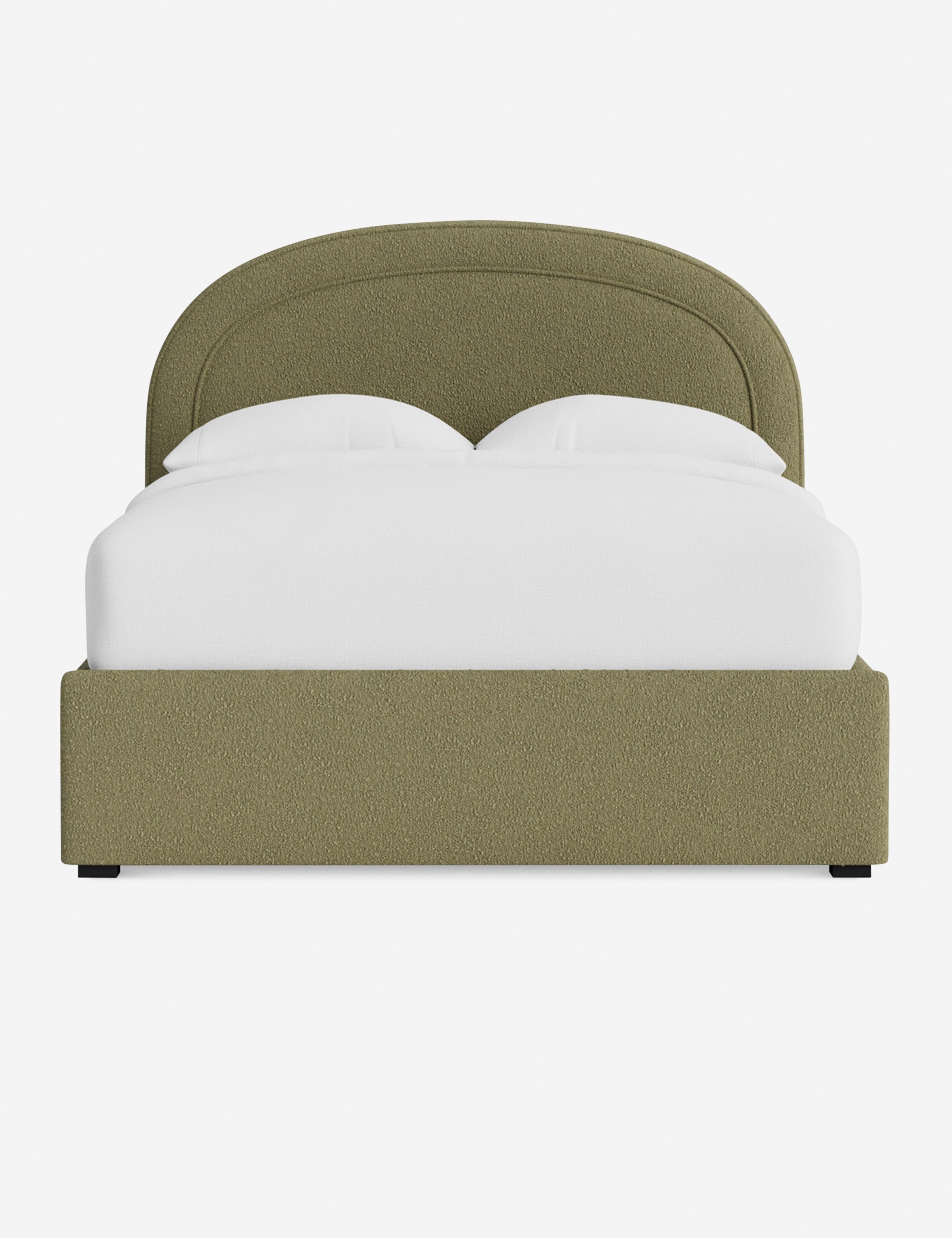 Nexus Platform Bed | Arched Headboard, Bespoke Upholstery