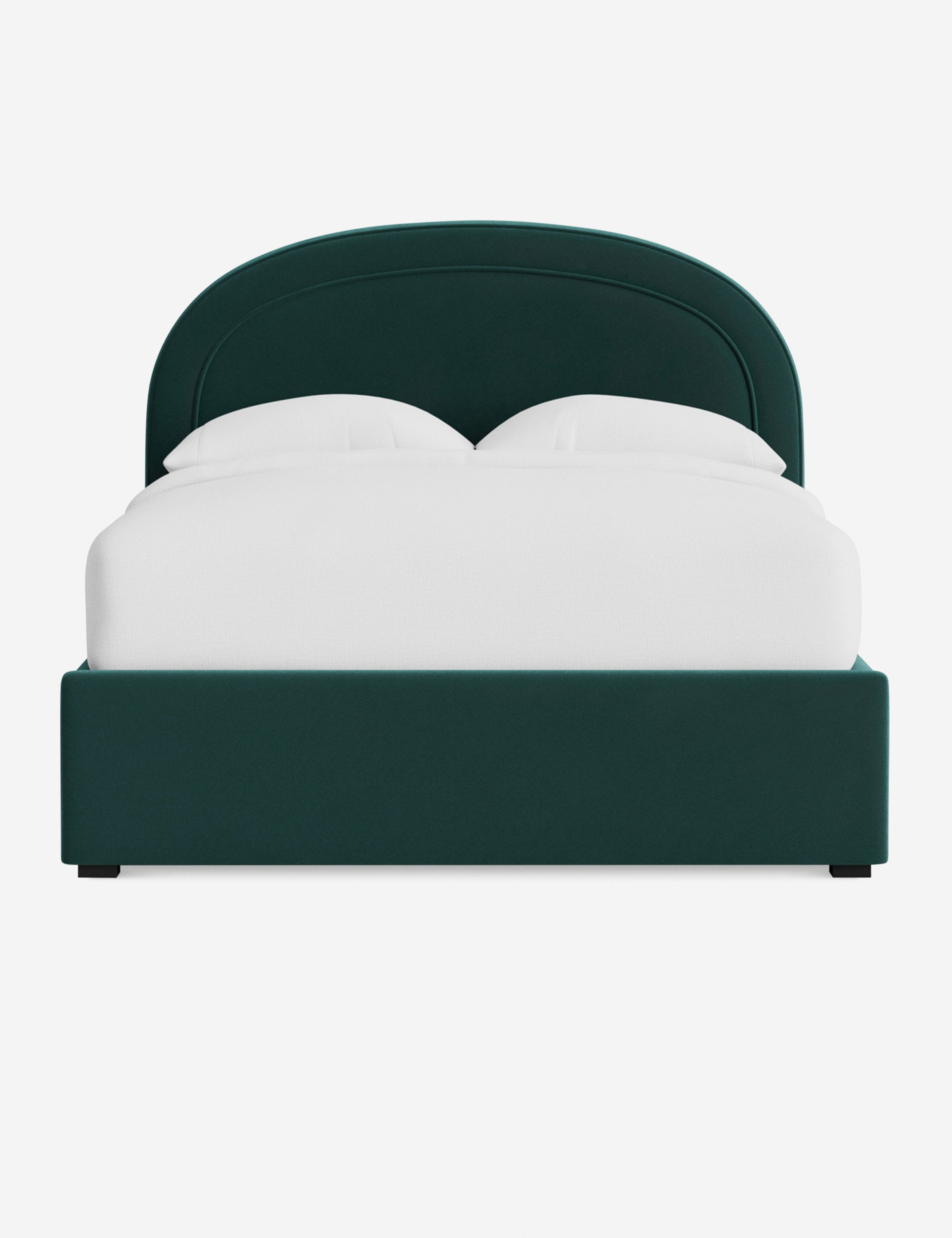 Nexus Platform Bed | Arched Headboard, Bespoke Upholstery
