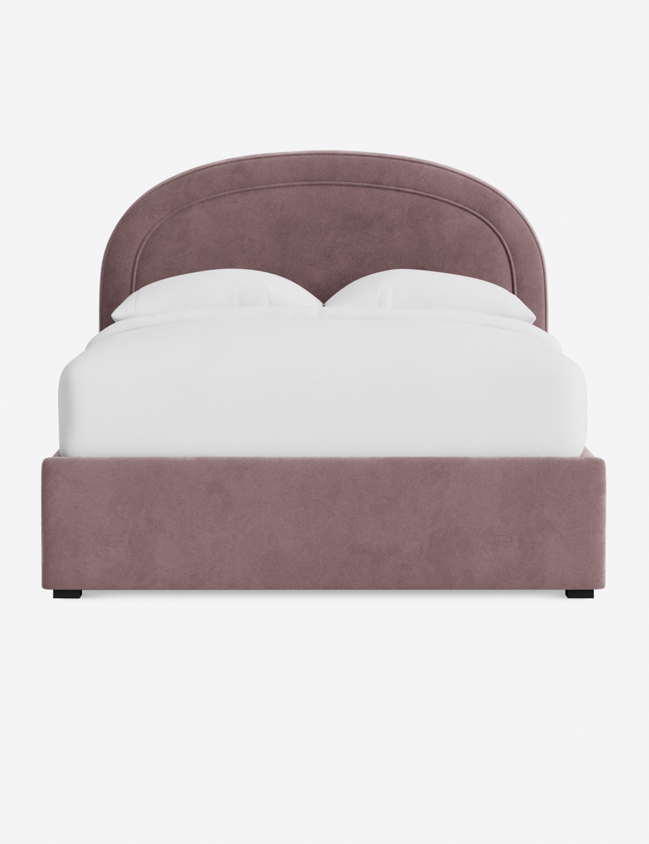 Nexus Platform Bed | Arched Headboard, Bespoke Upholstery