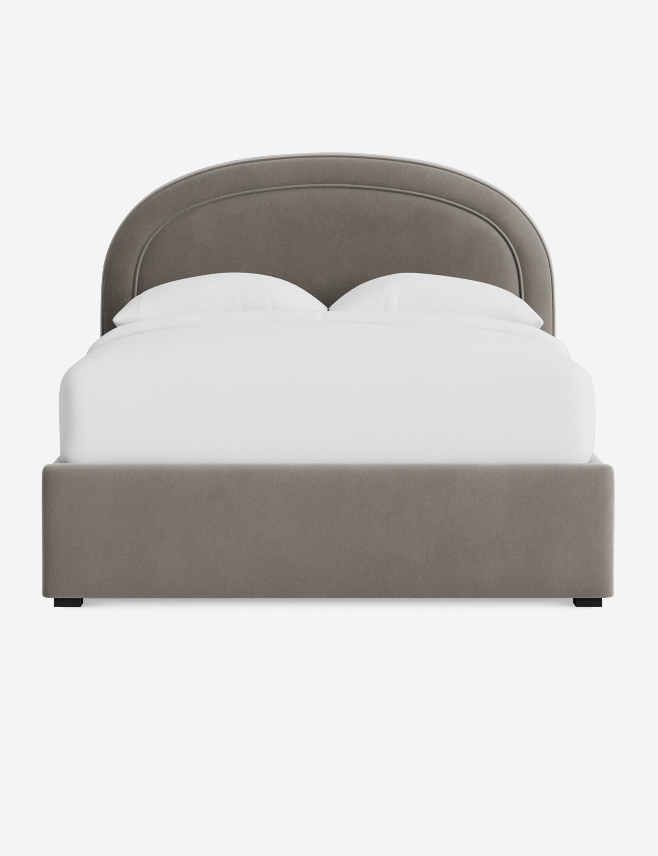 Nexus Platform Bed | Arched Headboard, Bespoke Upholstery