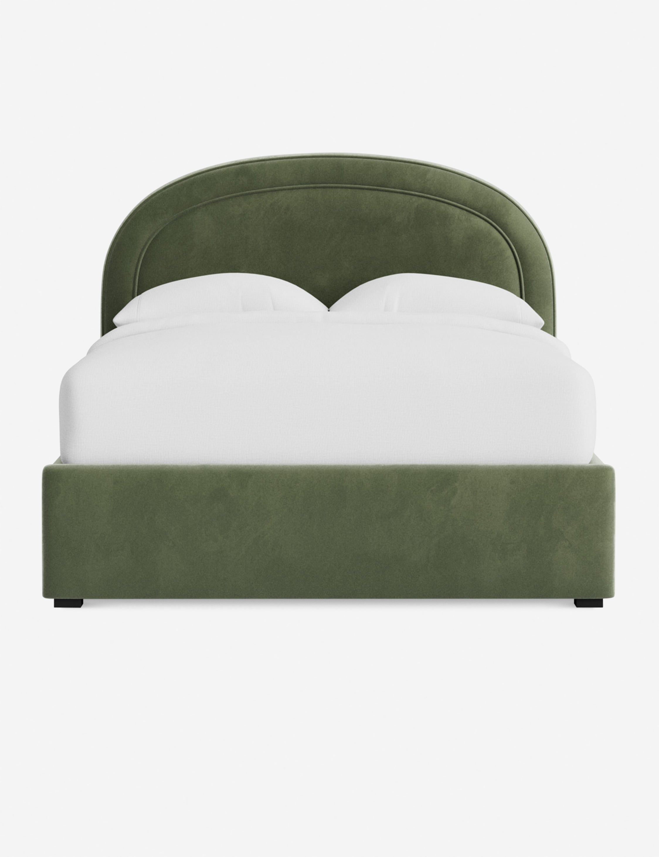 Nexus Platform Bed | Arched Headboard, Bespoke Upholstery