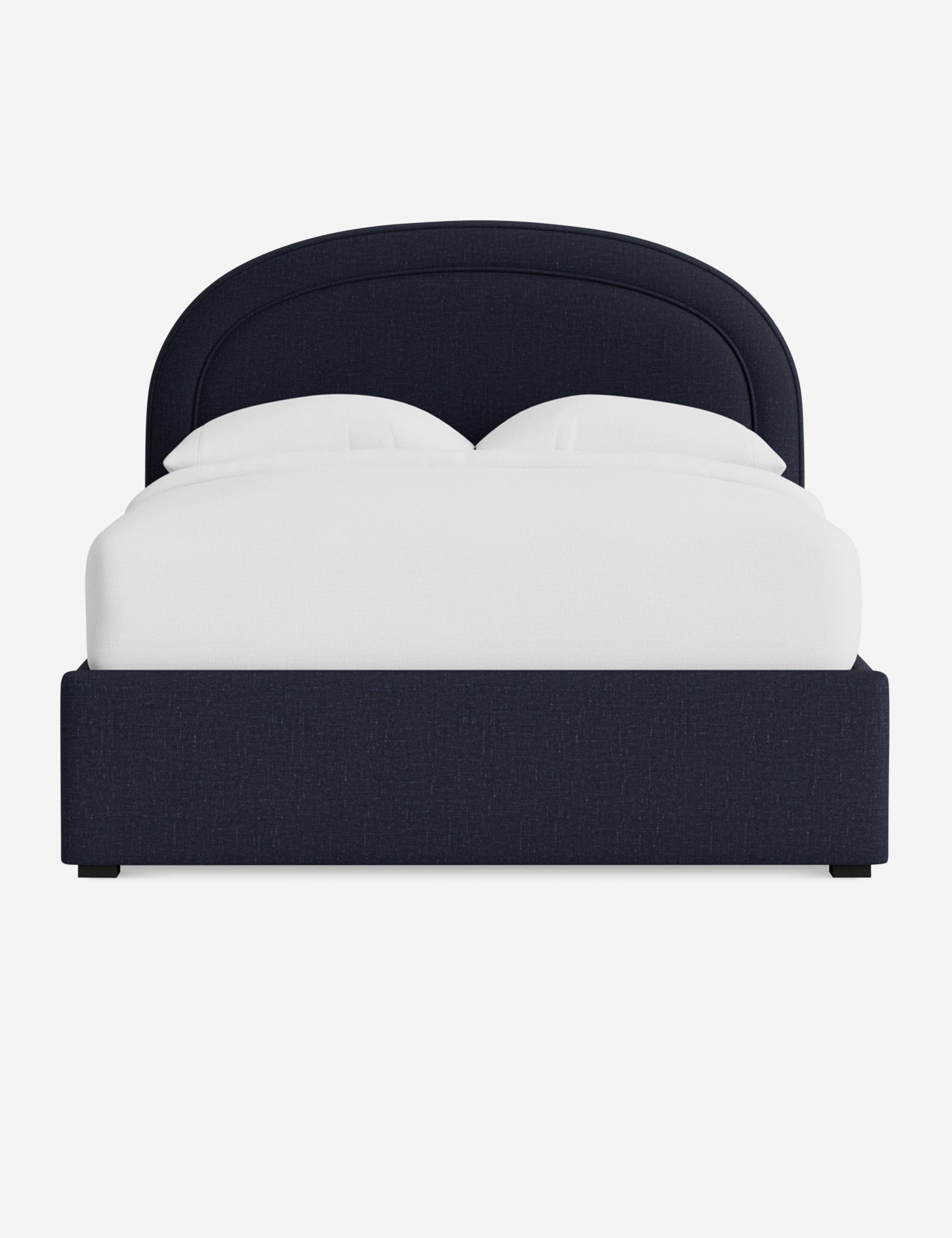 Nexus Platform Bed | Arched Headboard, Bespoke Upholstery