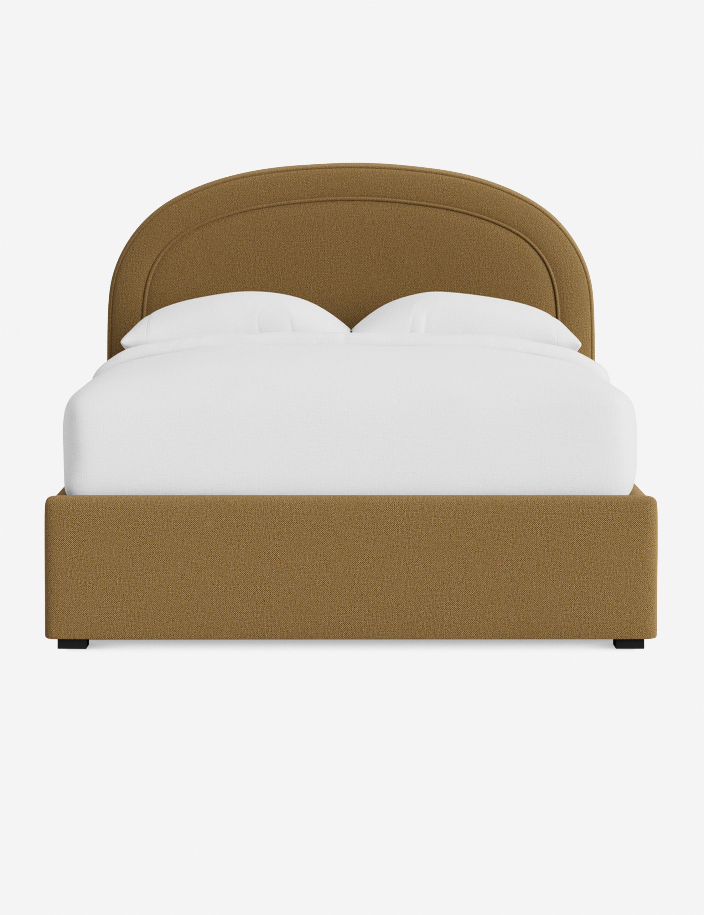 Nexus Platform Bed | Arched Headboard, Bespoke Upholstery