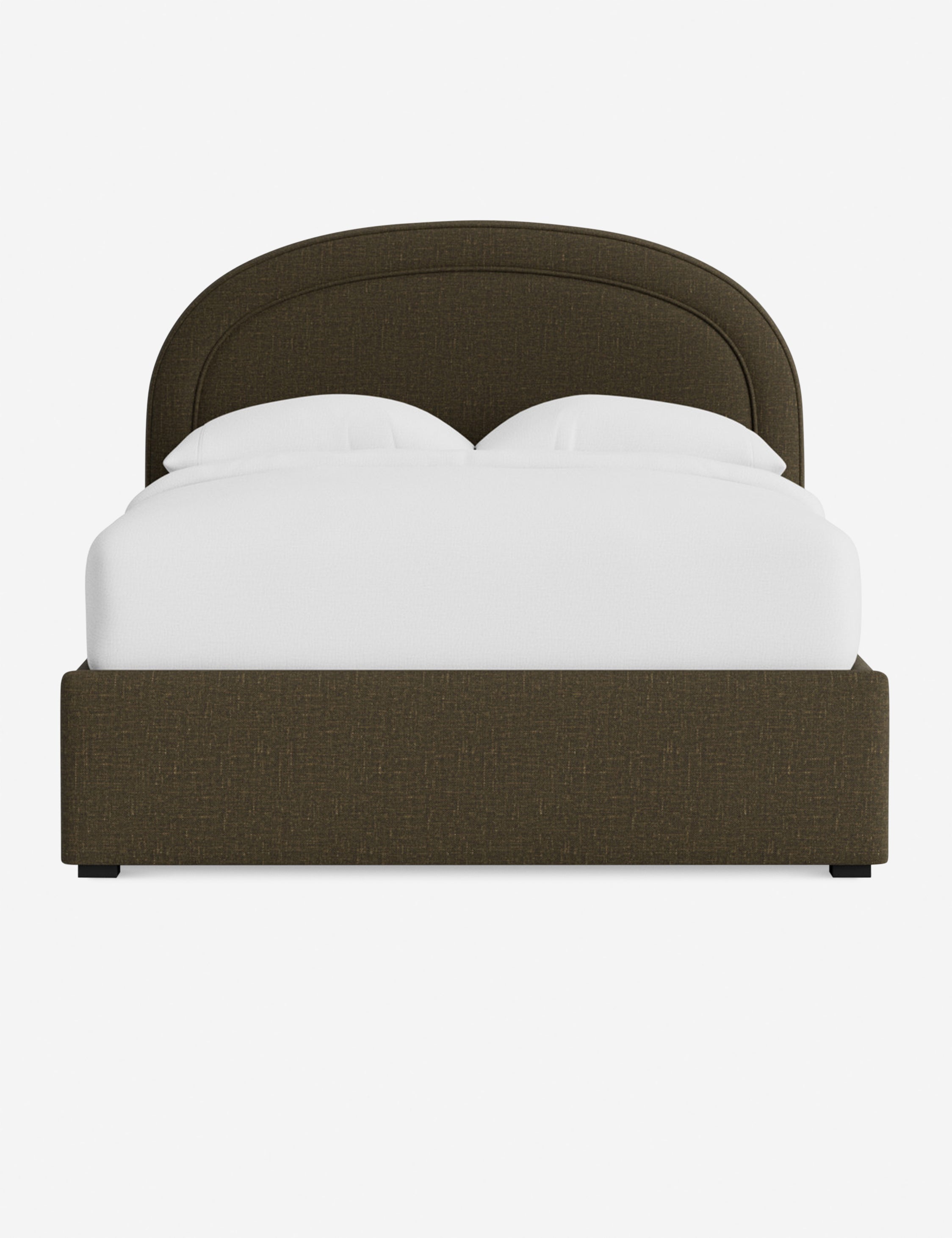 Nexus Platform Bed | Arched Headboard, Bespoke Upholstery