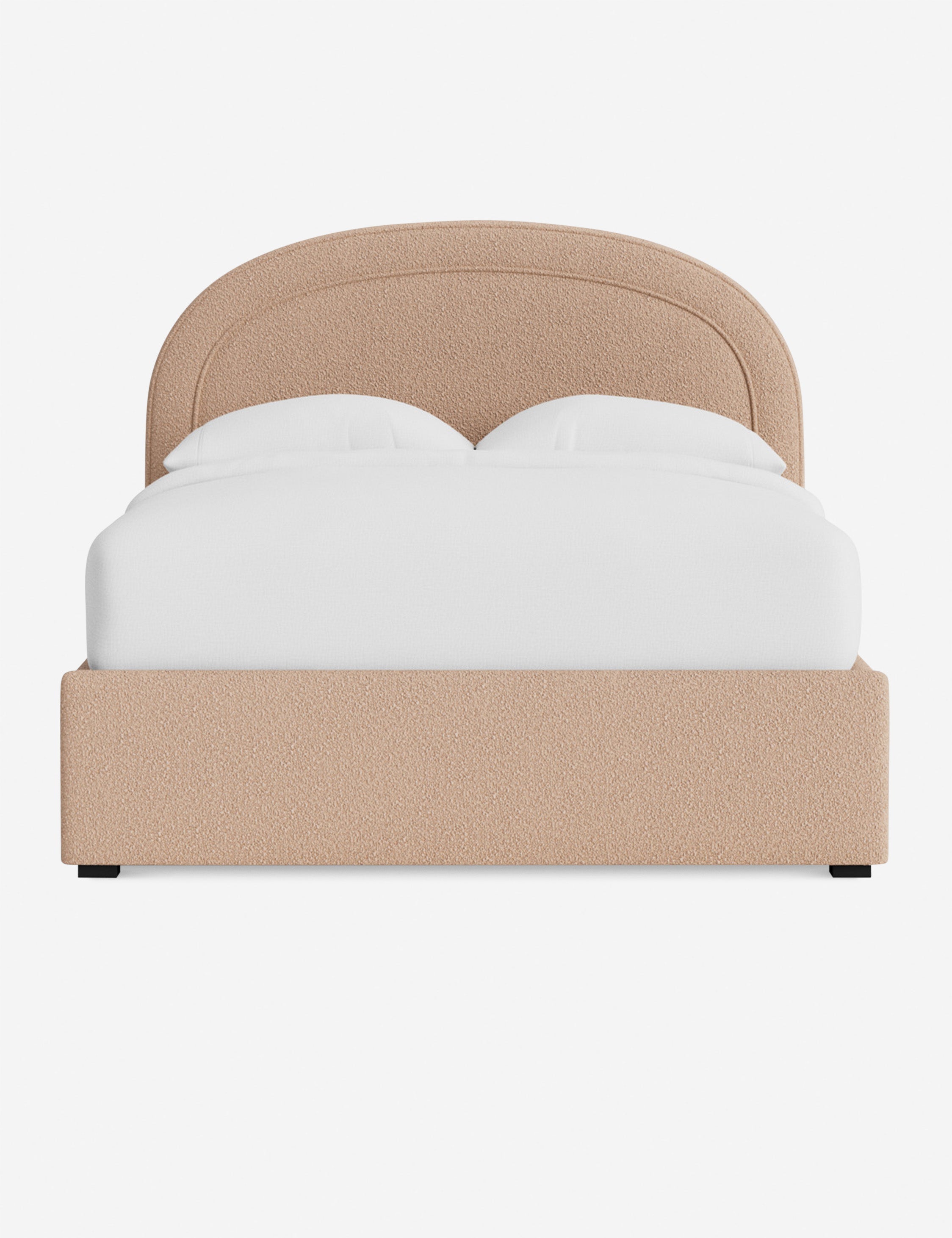 Nexus Platform Bed | Arched Headboard, Bespoke Upholstery