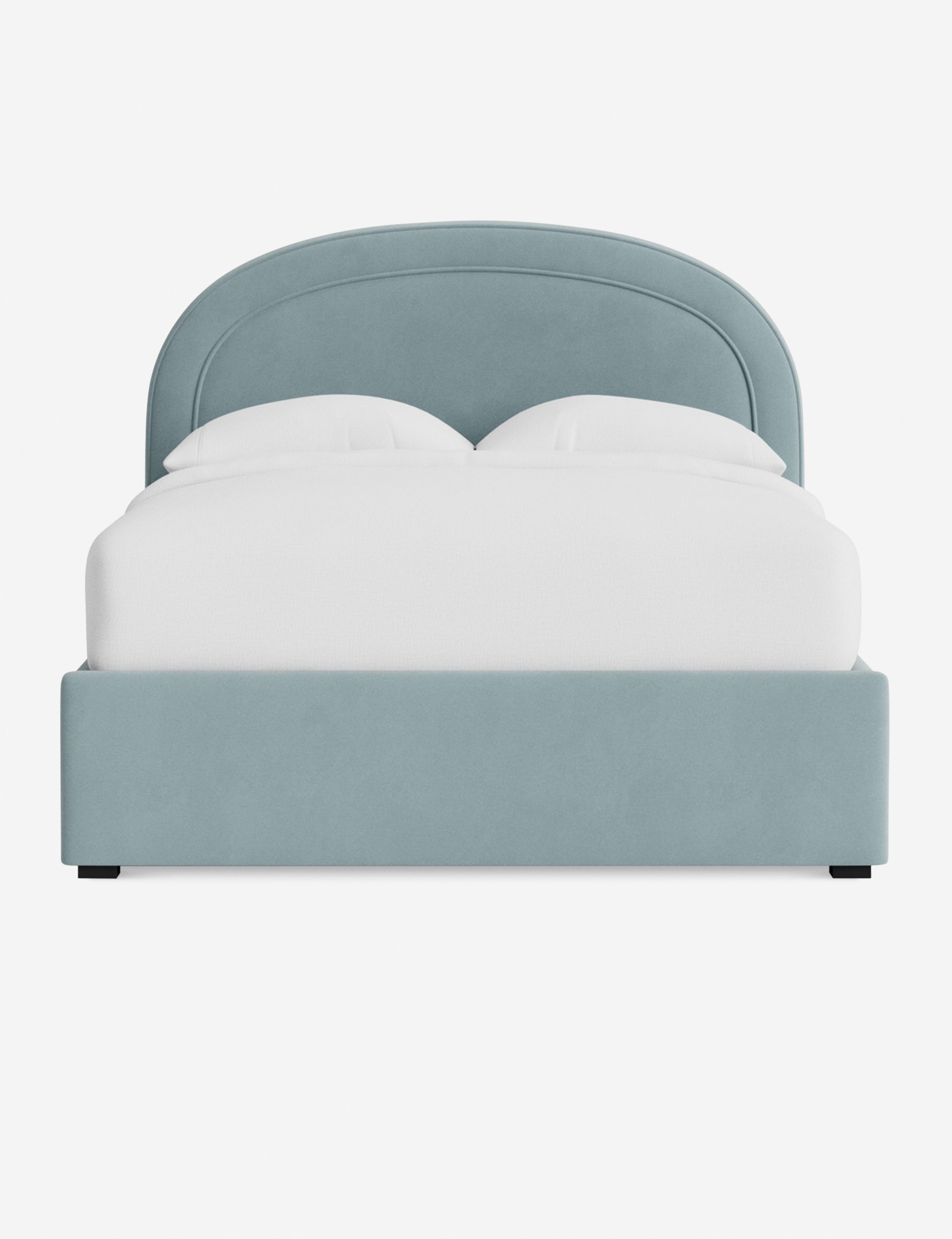 Nexus Platform Bed | Arched Headboard, Bespoke Upholstery