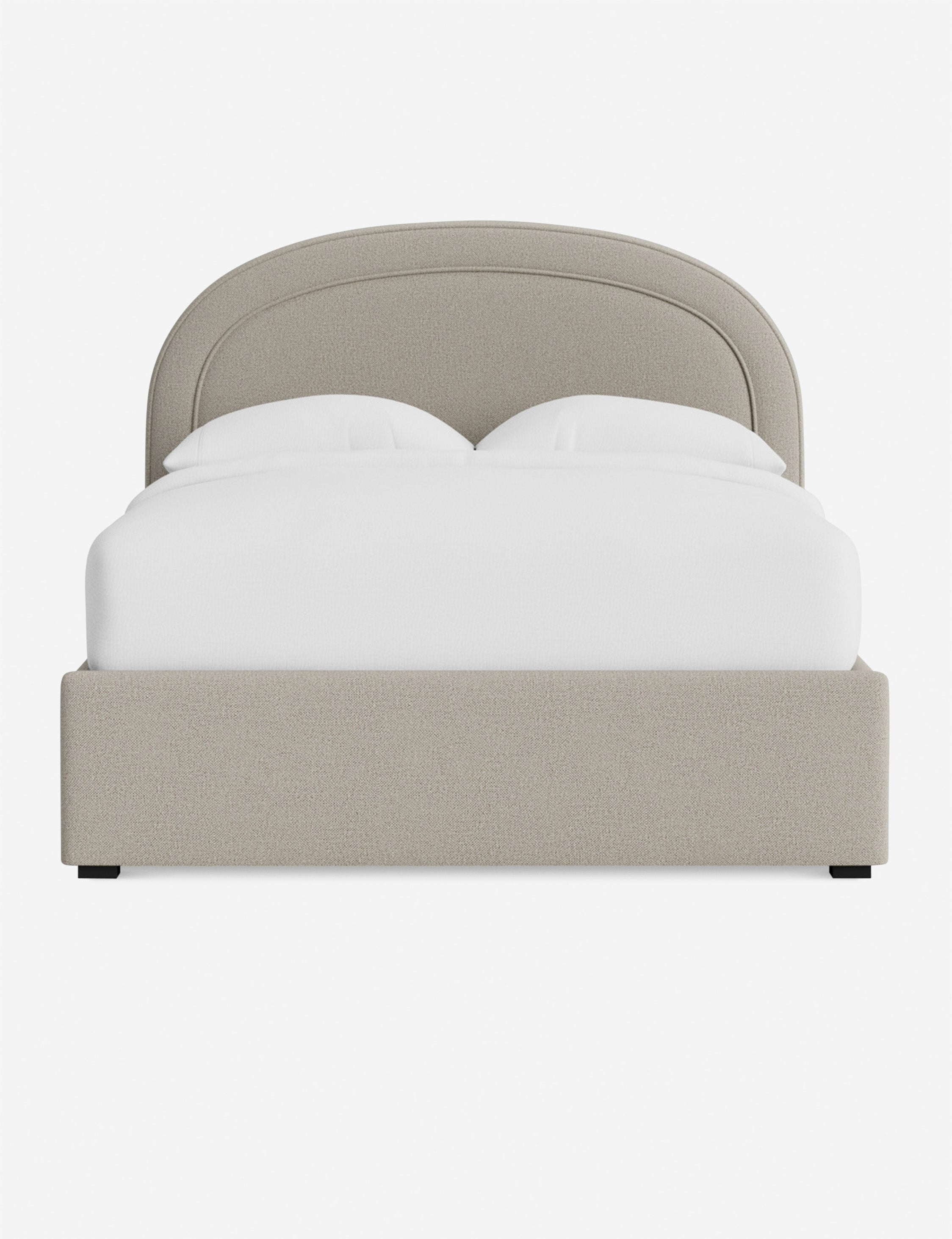 Nexus Platform Bed | Arched Headboard, Bespoke Upholstery