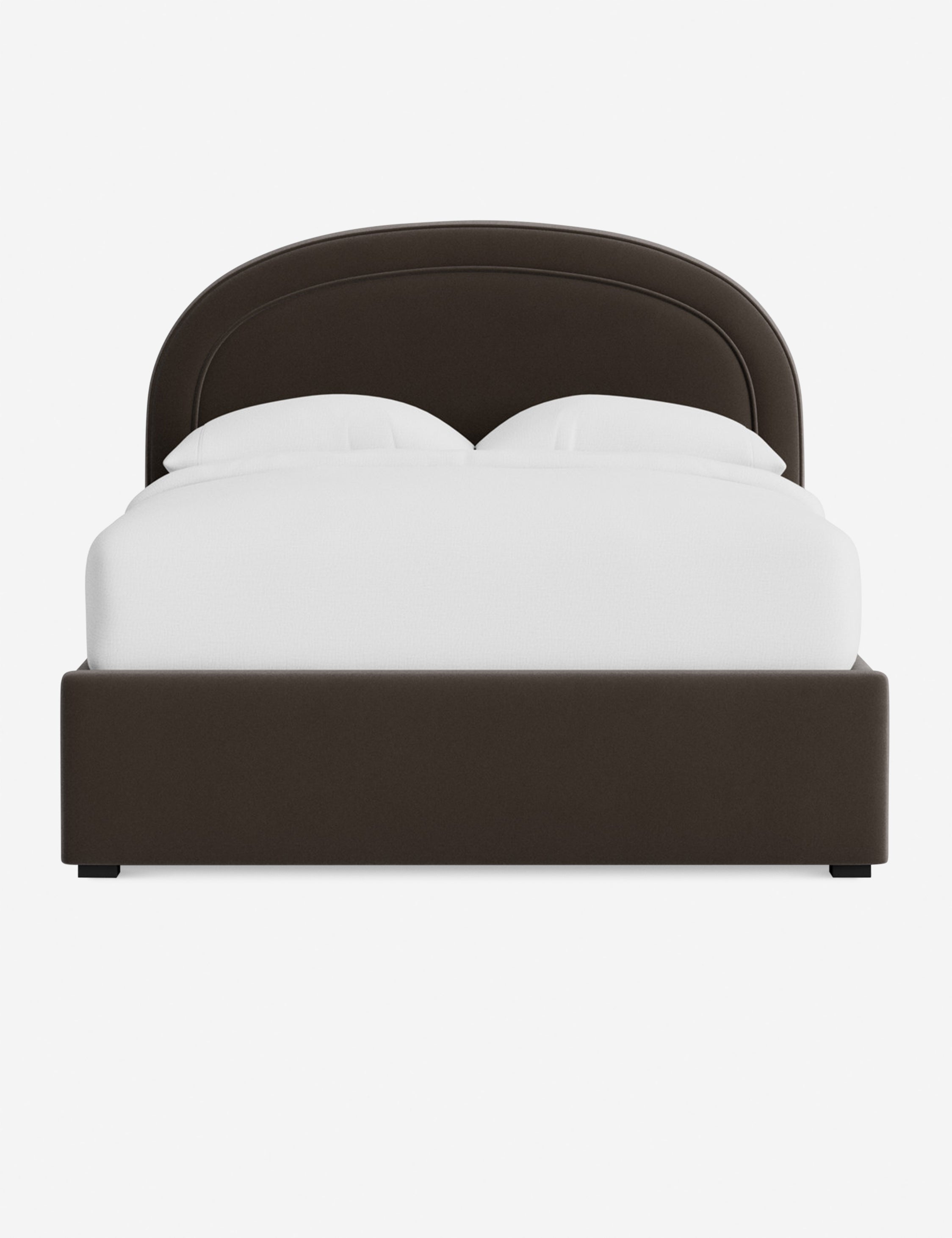 Nexus Platform Bed | Arched Headboard, Bespoke Upholstery