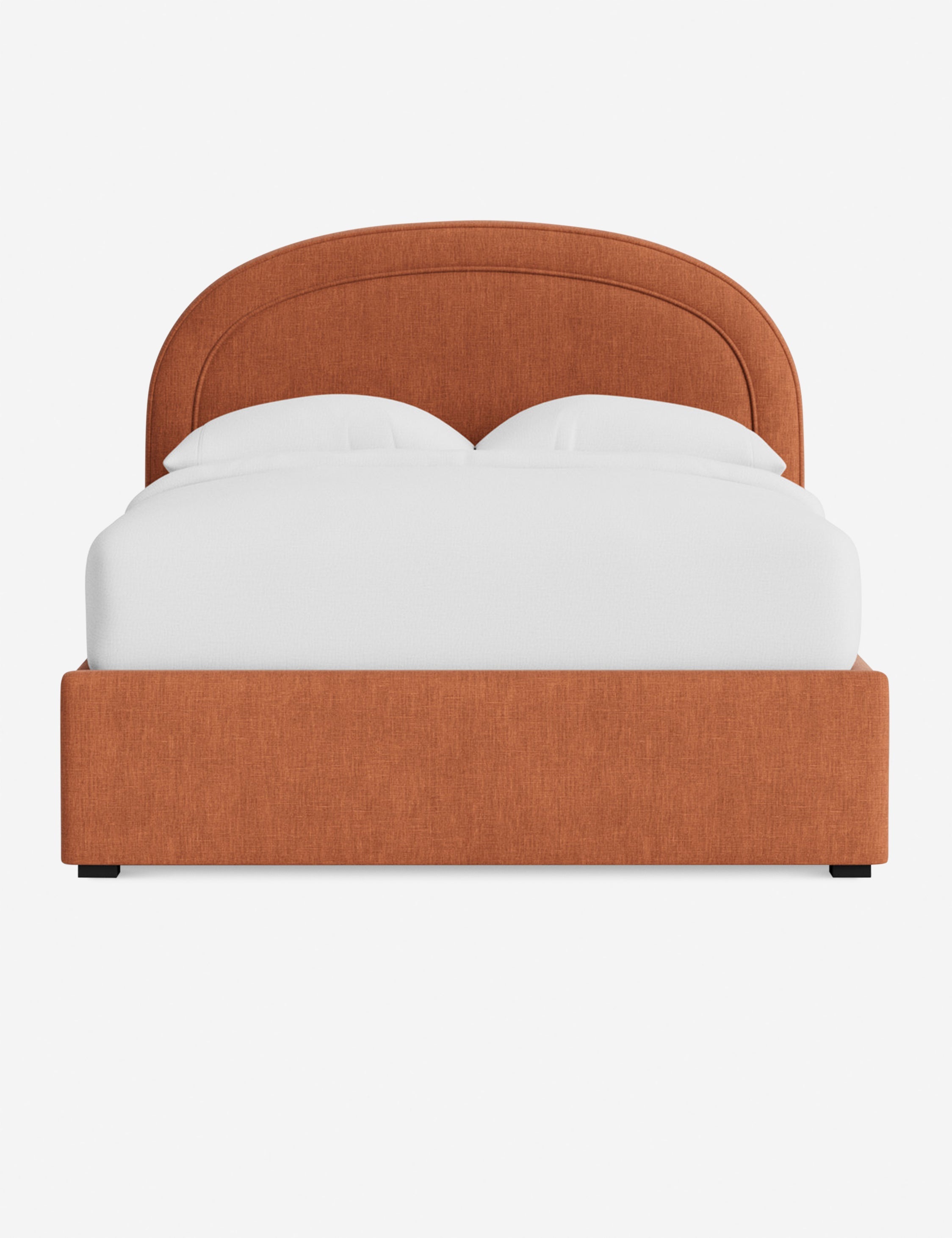 Nexus Platform Bed | Arched Headboard, Bespoke Upholstery
