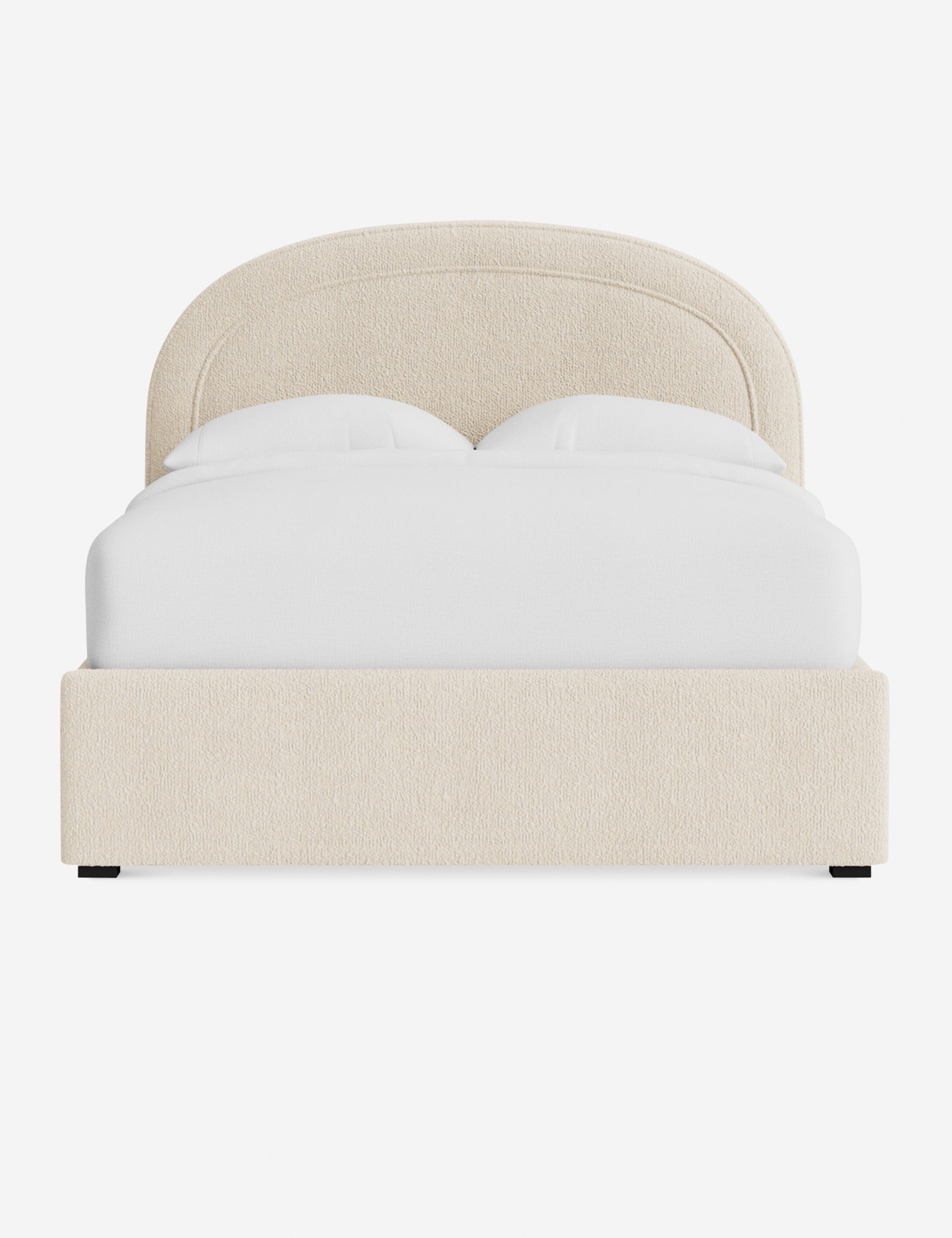Nexus Platform Bed | Arched Headboard, Bespoke Upholstery