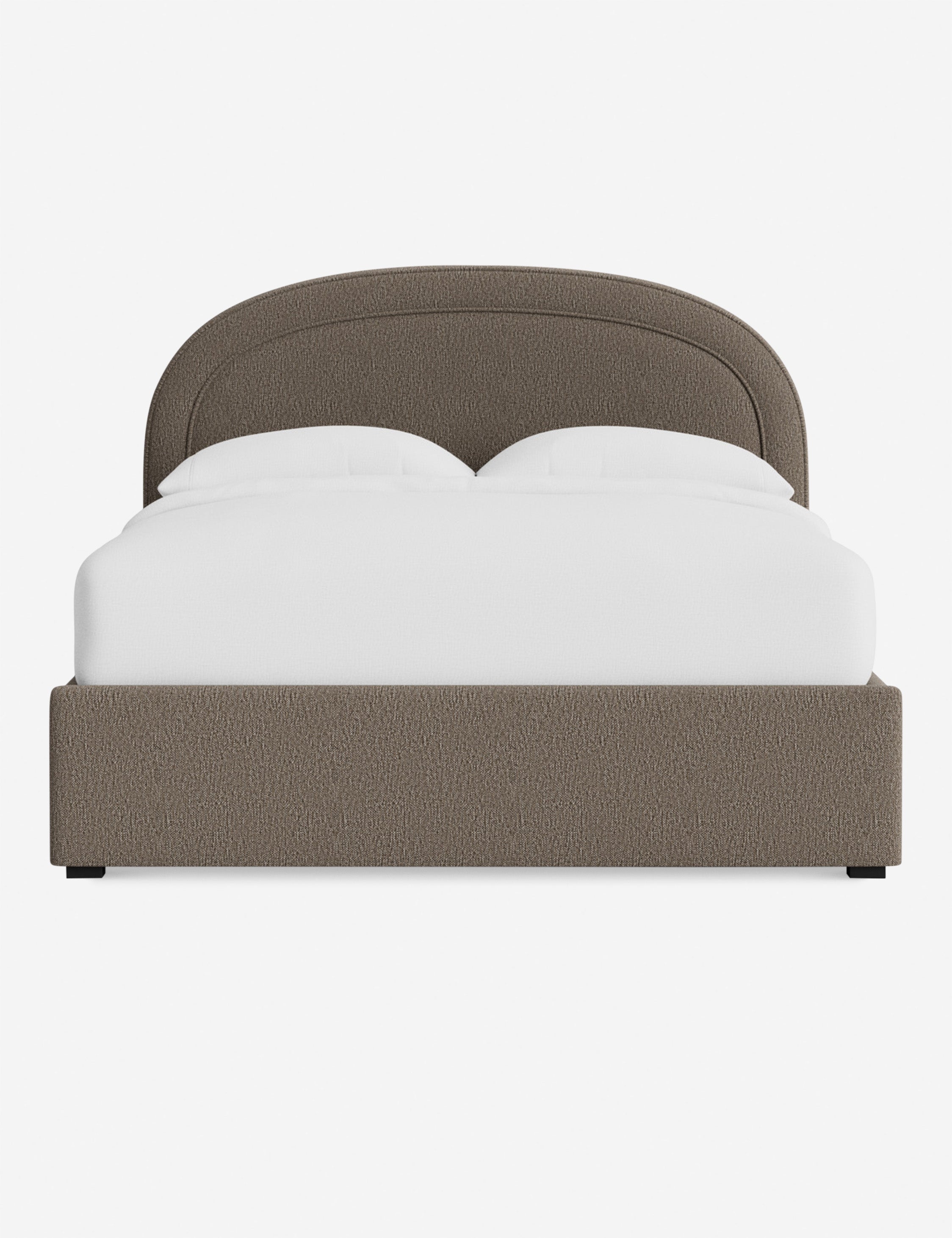 Nexus Platform Bed | Arched Headboard, Bespoke Upholstery