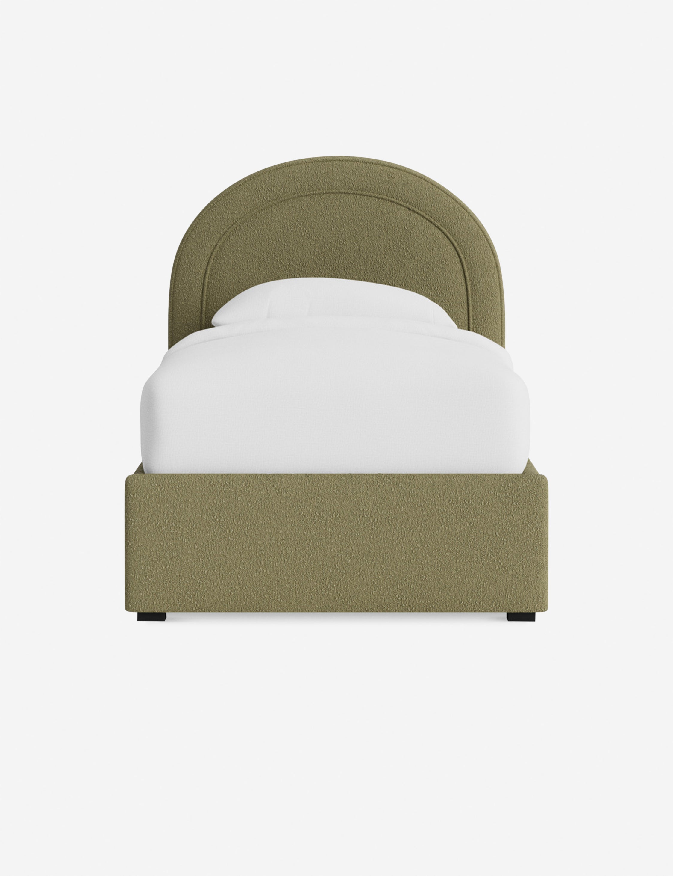 Nexus Platform Bed | Arched Headboard, Bespoke Upholstery