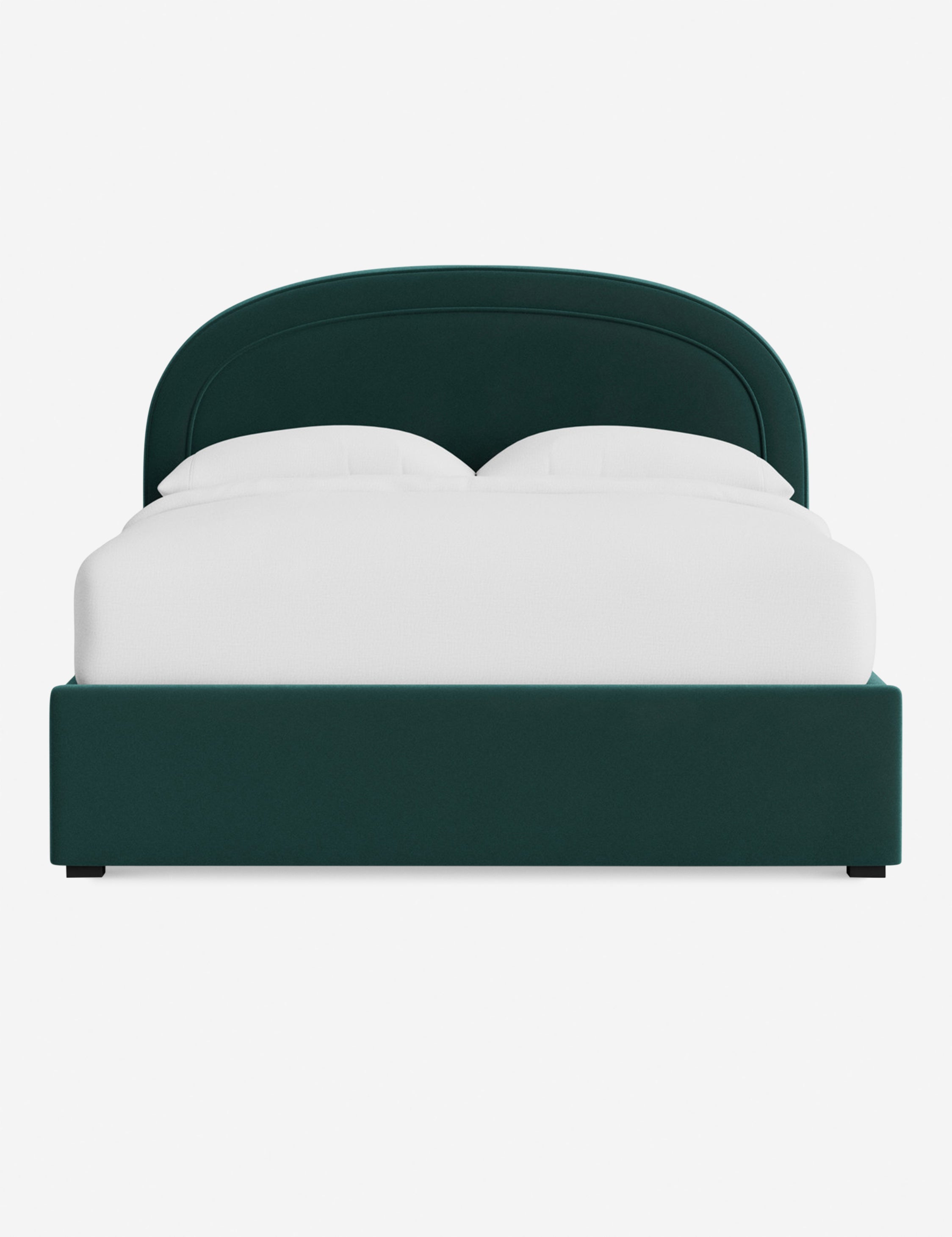 Nexus Platform Bed | Arched Headboard, Bespoke Upholstery