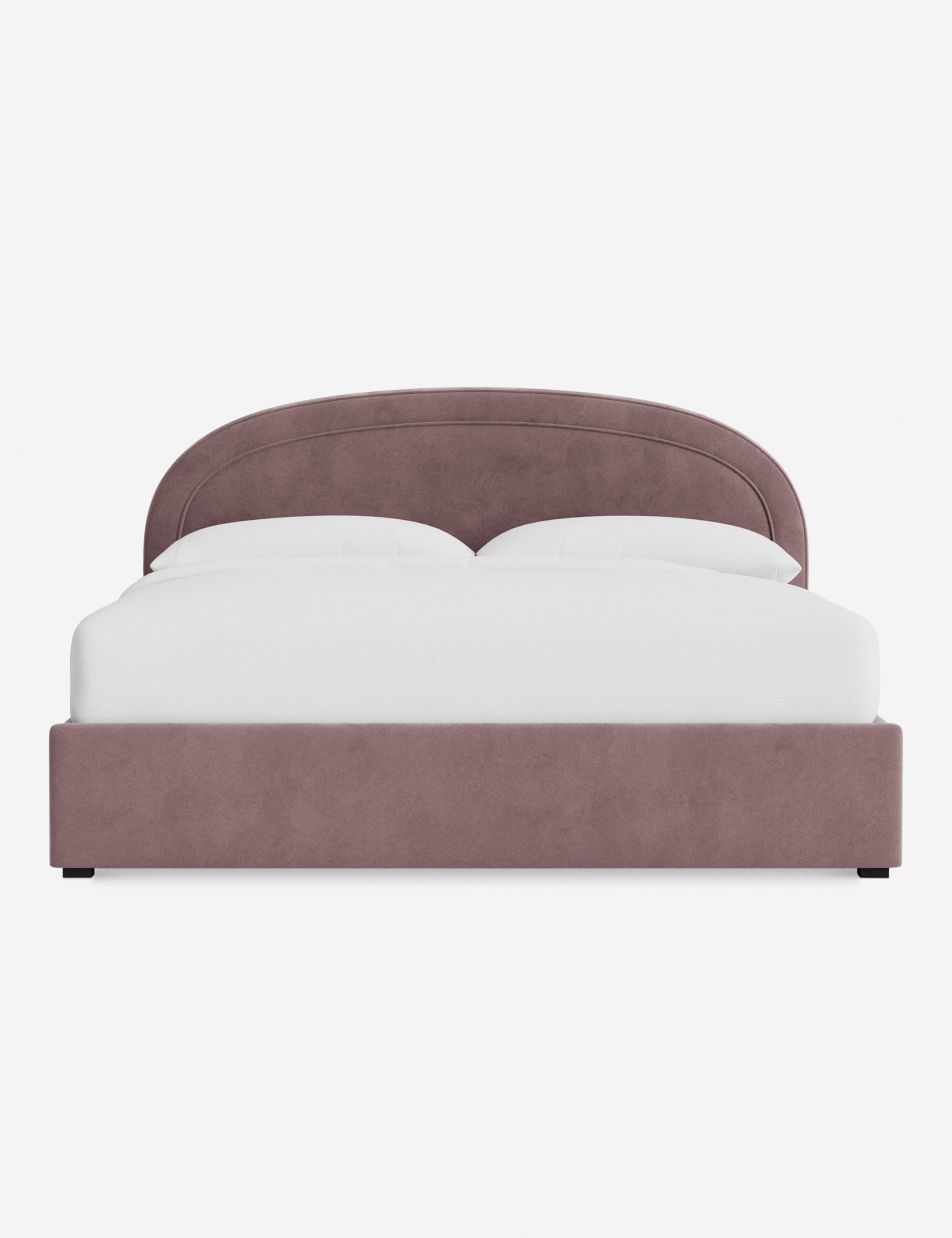Nexus Platform Bed | Arched Headboard, Bespoke Upholstery