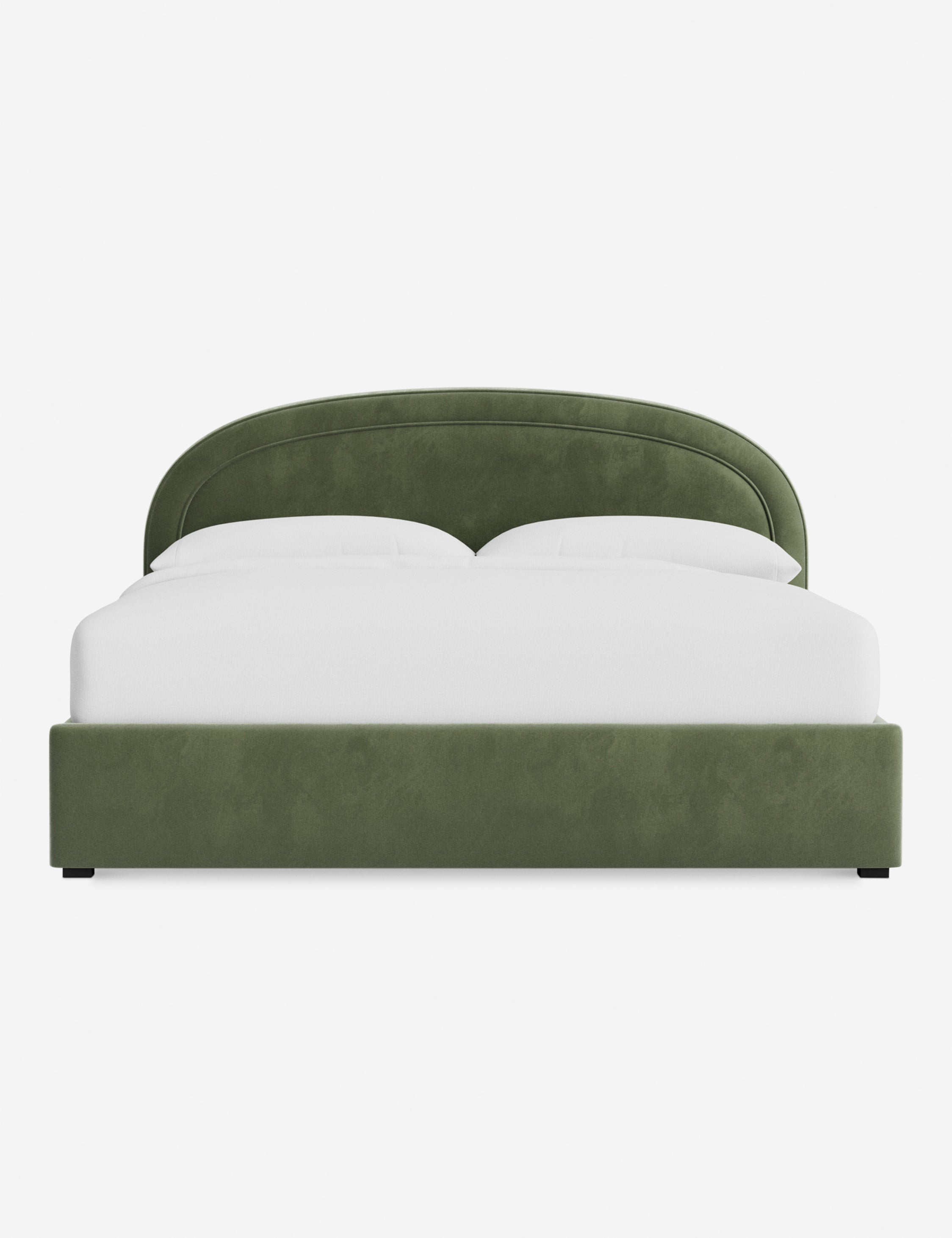 Nexus Platform Bed | Arched Headboard, Bespoke Upholstery