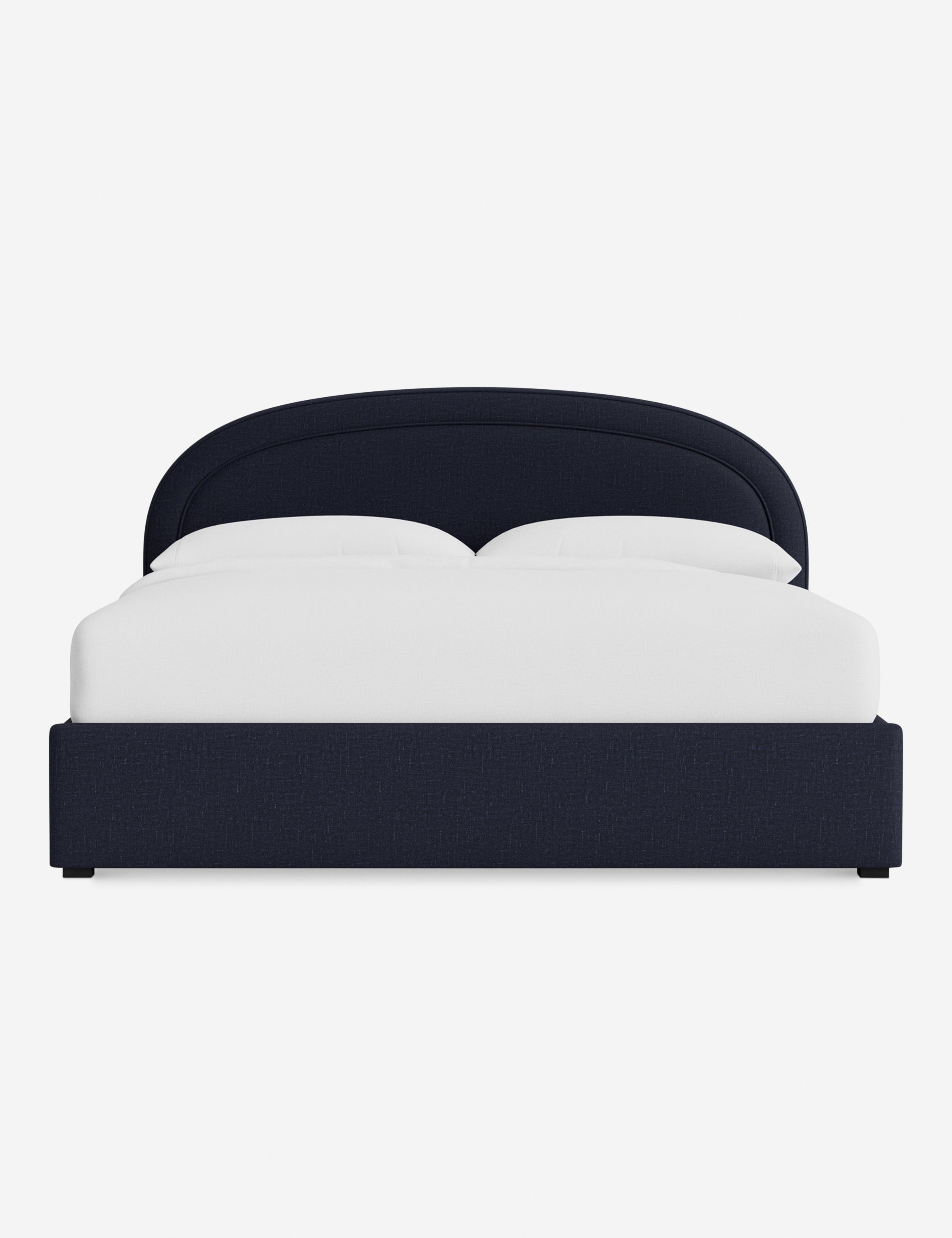 Nexus Platform Bed | Arched Headboard, Bespoke Upholstery