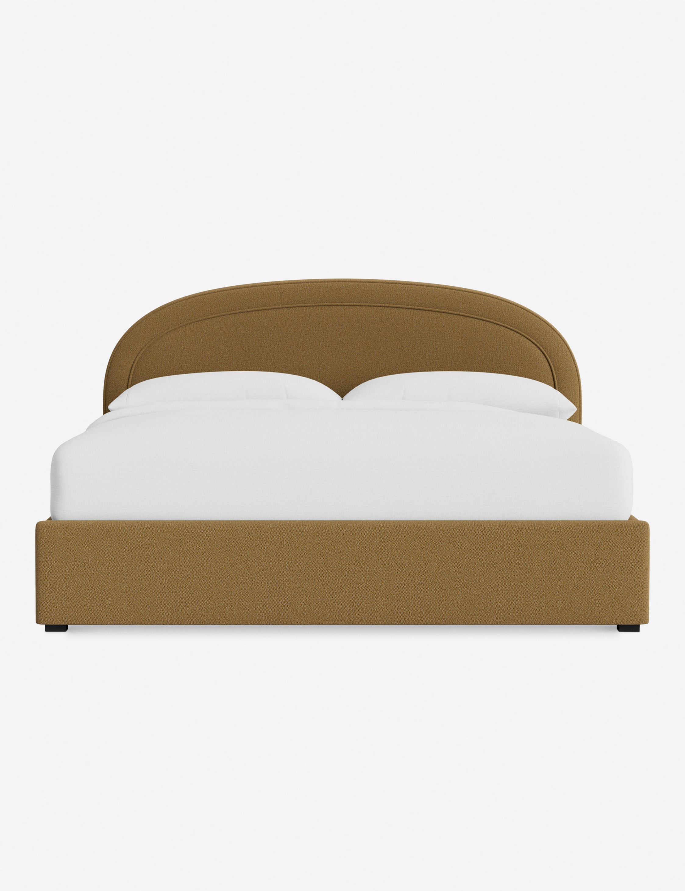 Nexus Platform Bed | Arched Headboard, Bespoke Upholstery