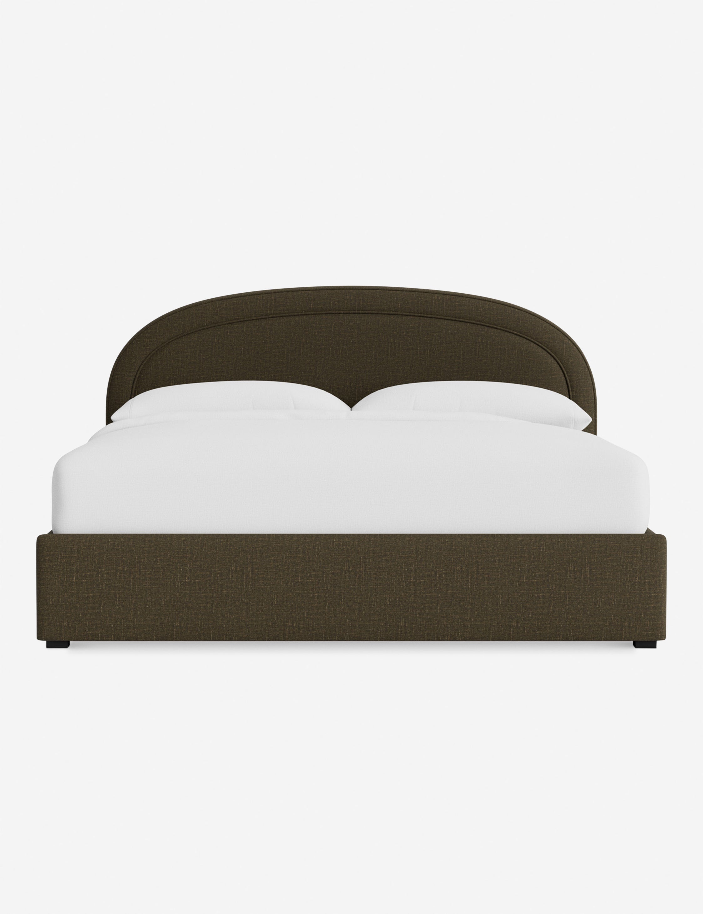 Nexus Platform Bed | Arched Headboard, Bespoke Upholstery