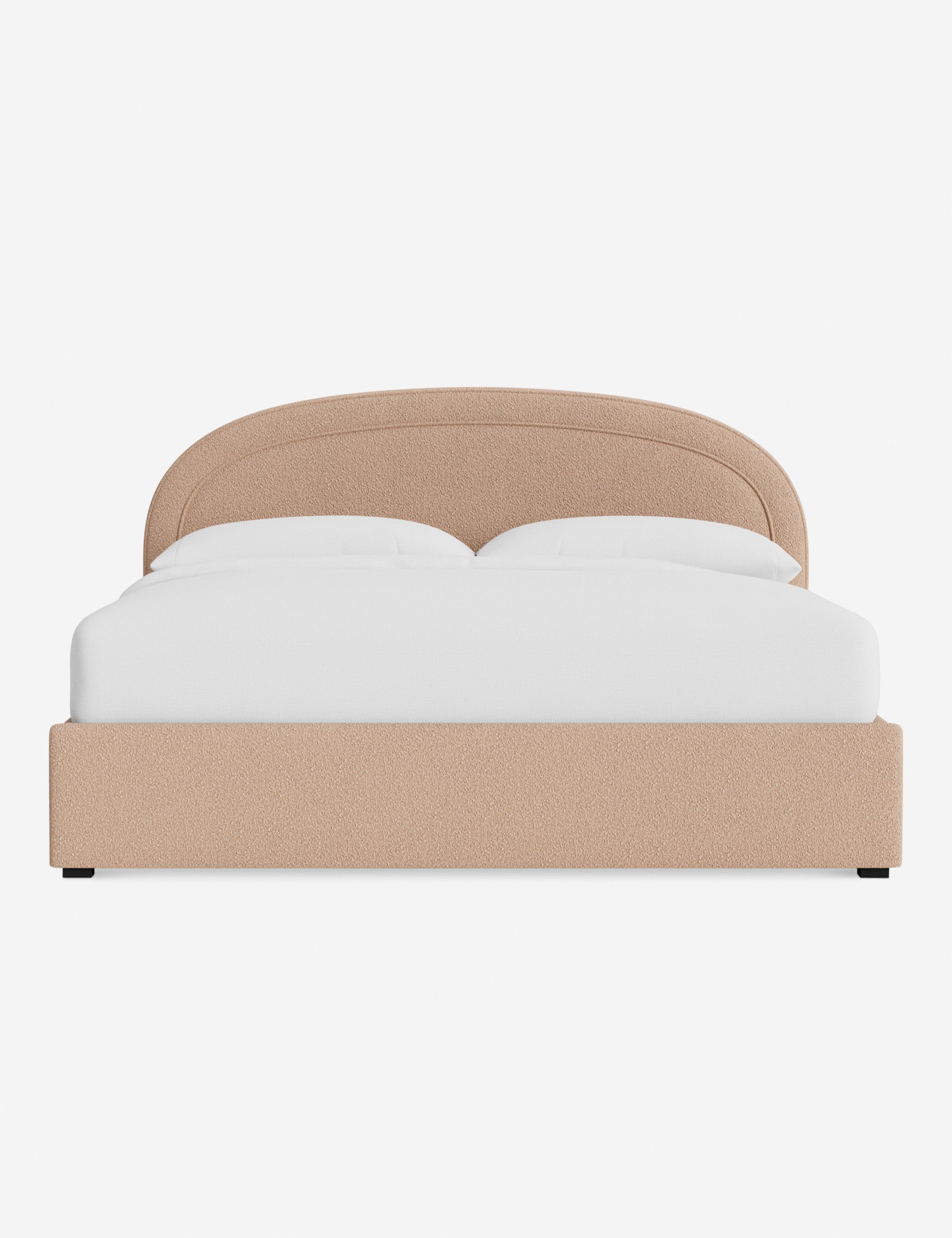 Nexus Platform Bed | Arched Headboard, Bespoke Upholstery
