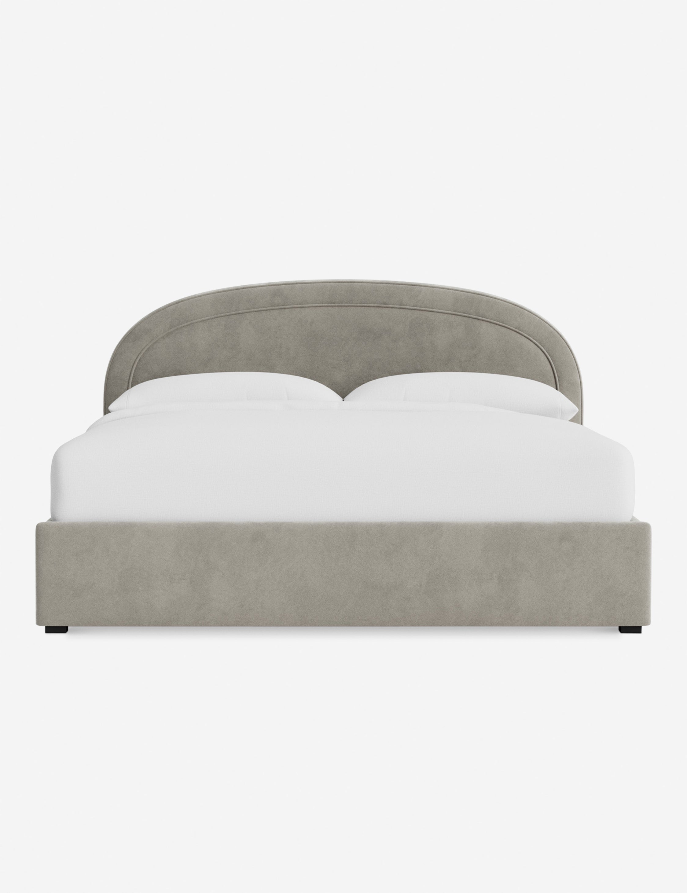 Nexus Platform Bed | Arched Headboard, Bespoke Upholstery