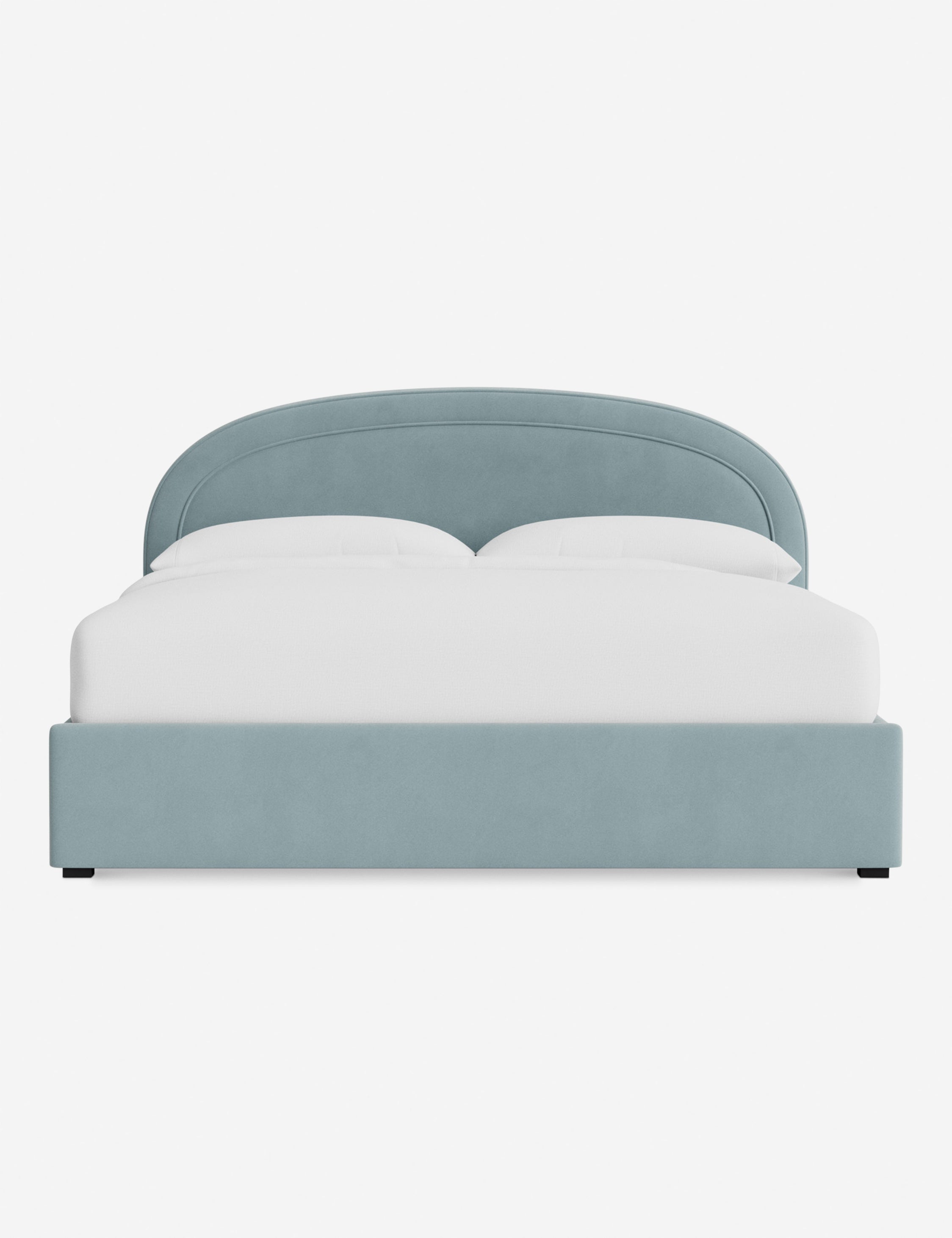 Nexus Platform Bed | Arched Headboard, Bespoke Upholstery