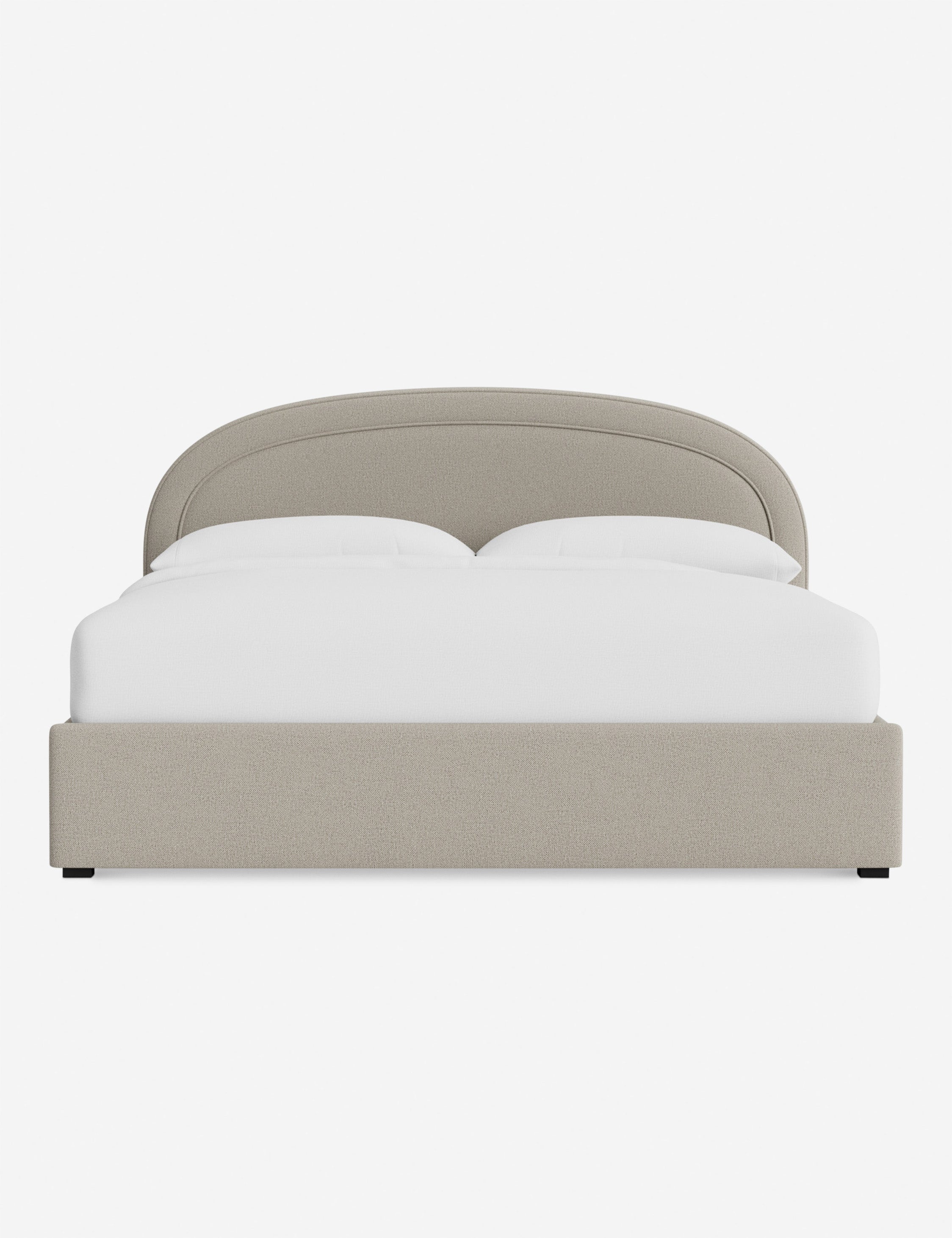 Nexus Platform Bed | Arched Headboard, Bespoke Upholstery