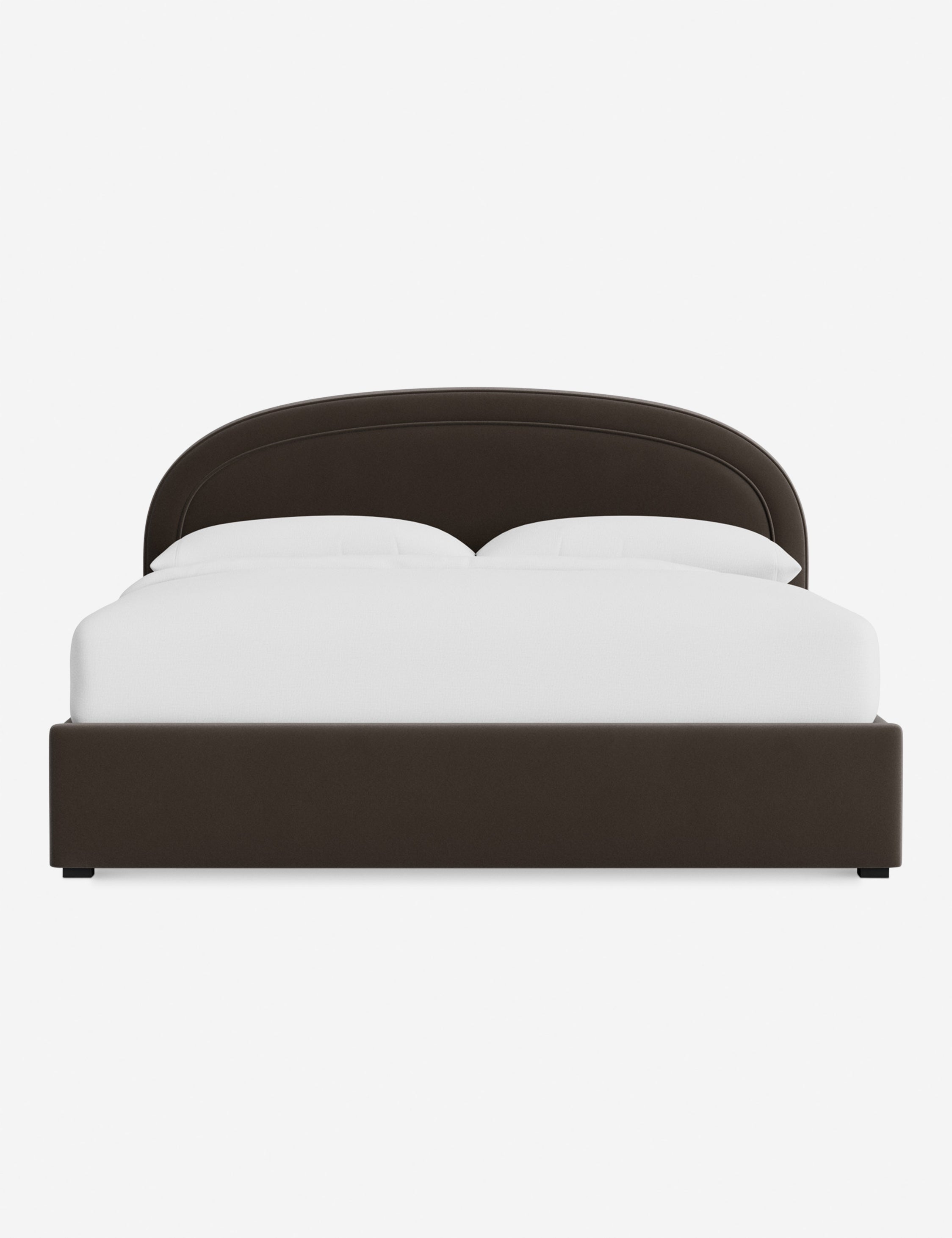 Nexus Platform Bed | Arched Headboard, Bespoke Upholstery